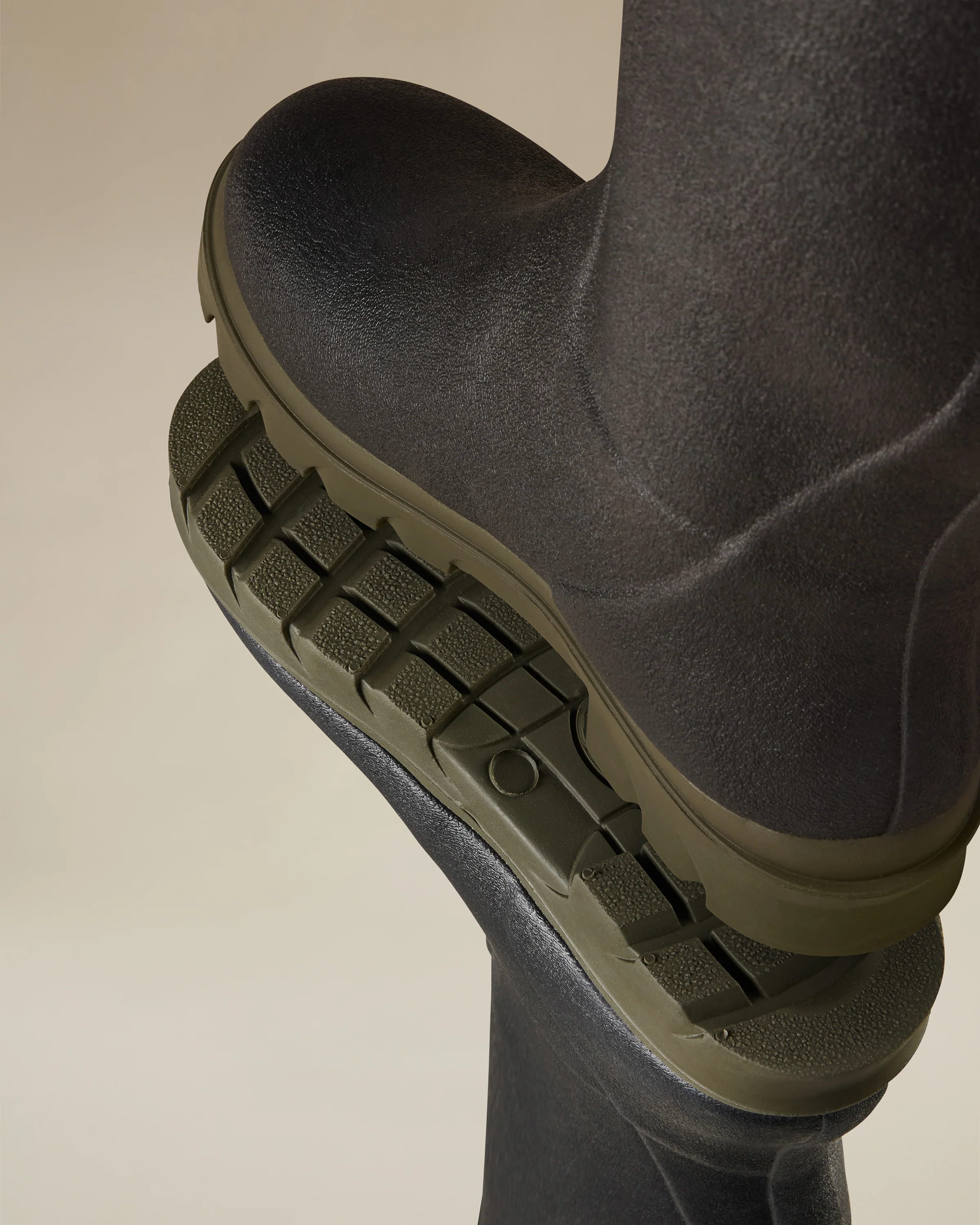 Children's Petite Aventure Jersey Lined Wellington Boot - Black - Image 6