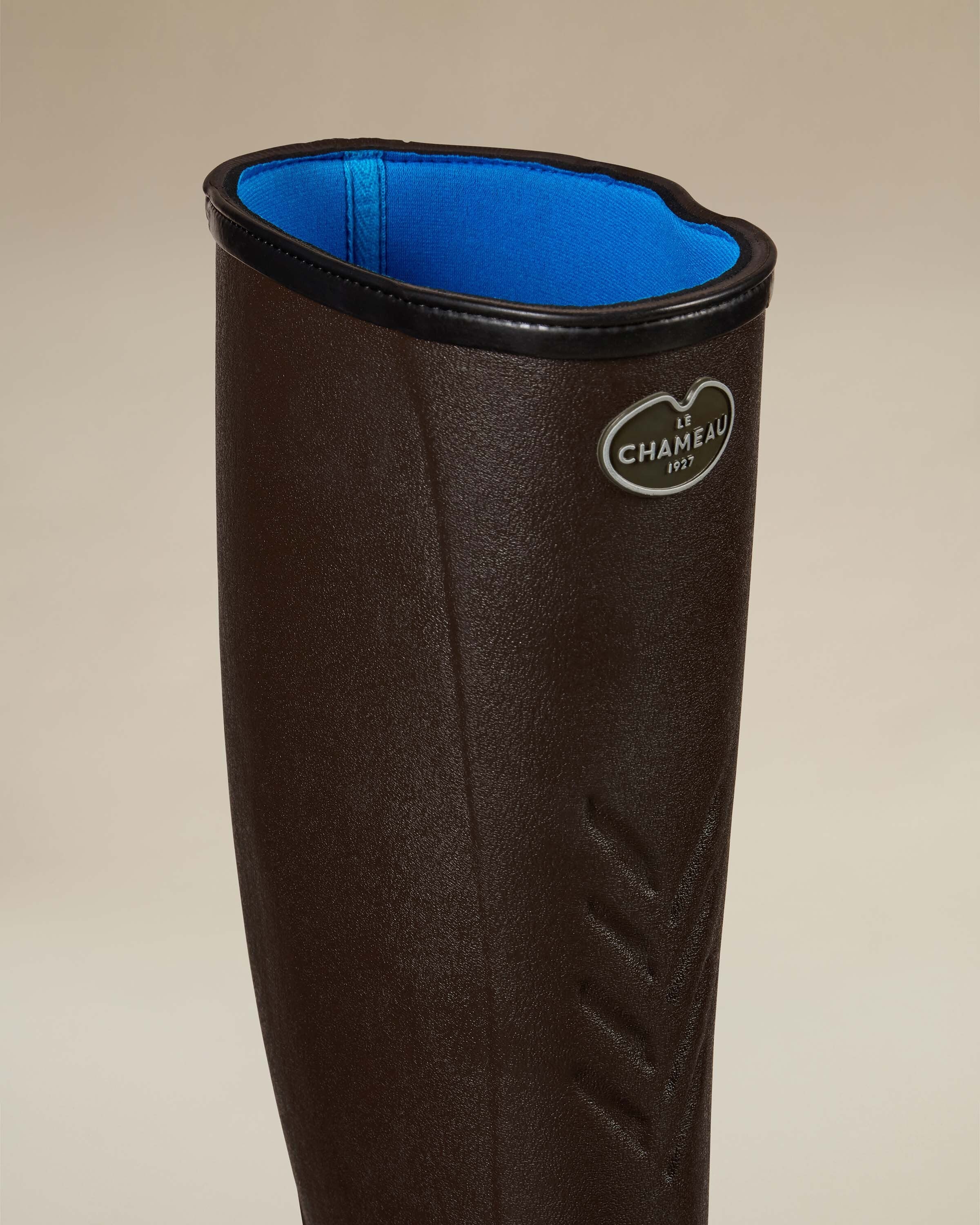 Men's Cérès Neoprene Lined Wellington Boot - Dark Brown - Image 4