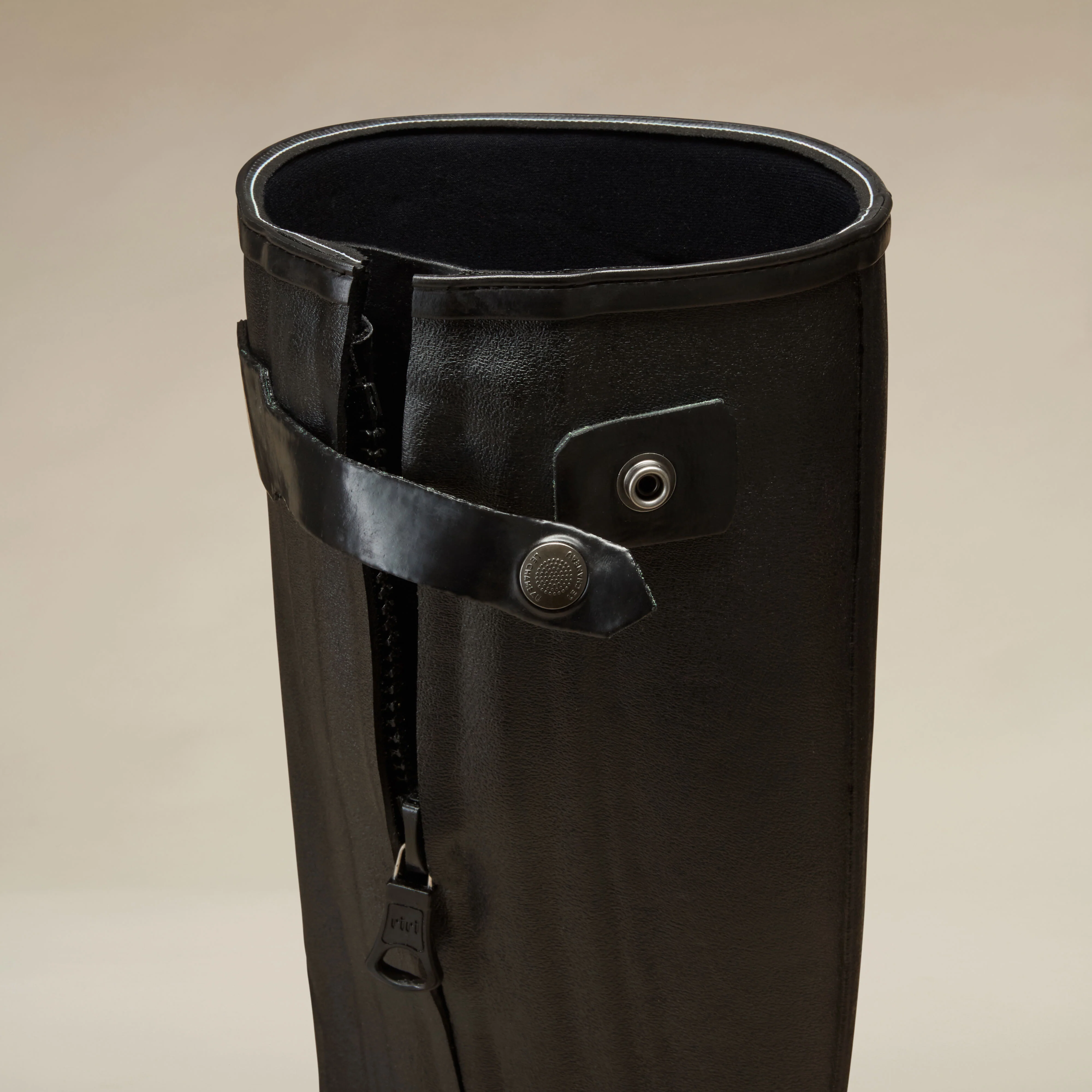 Men's Chasseur Neoprene Lined Wellington Boot - Black - Image 4