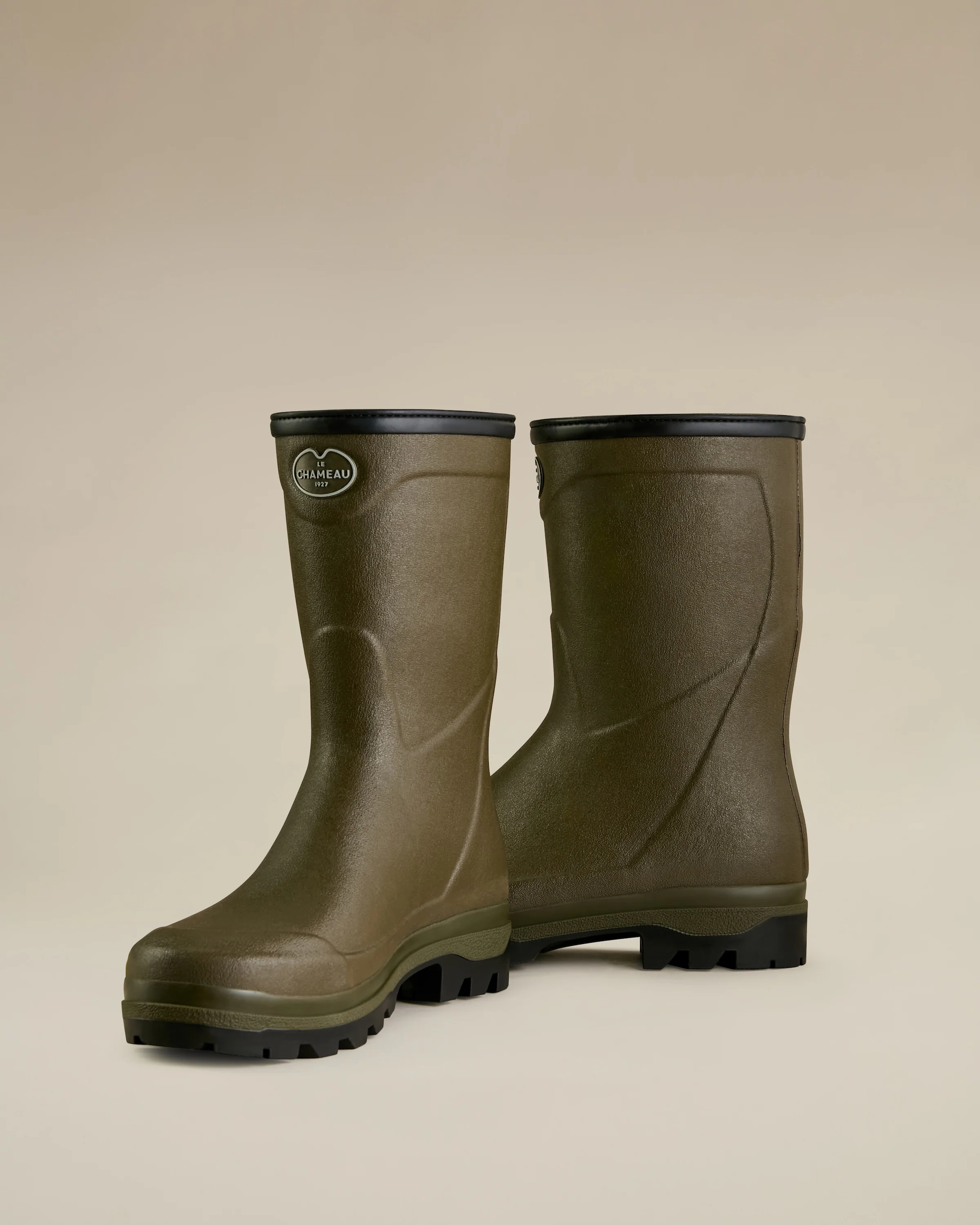 Men's Country Cross Neoprene Lined Bottillon - Chameau Green - Image 5
