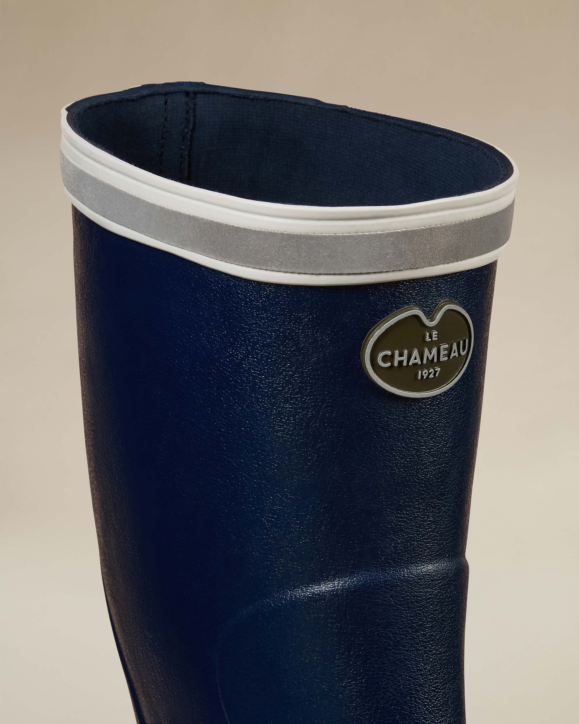 Men's Marine Evo Ponti Lined Short Wellington Boot - Marine Blue - Image 4