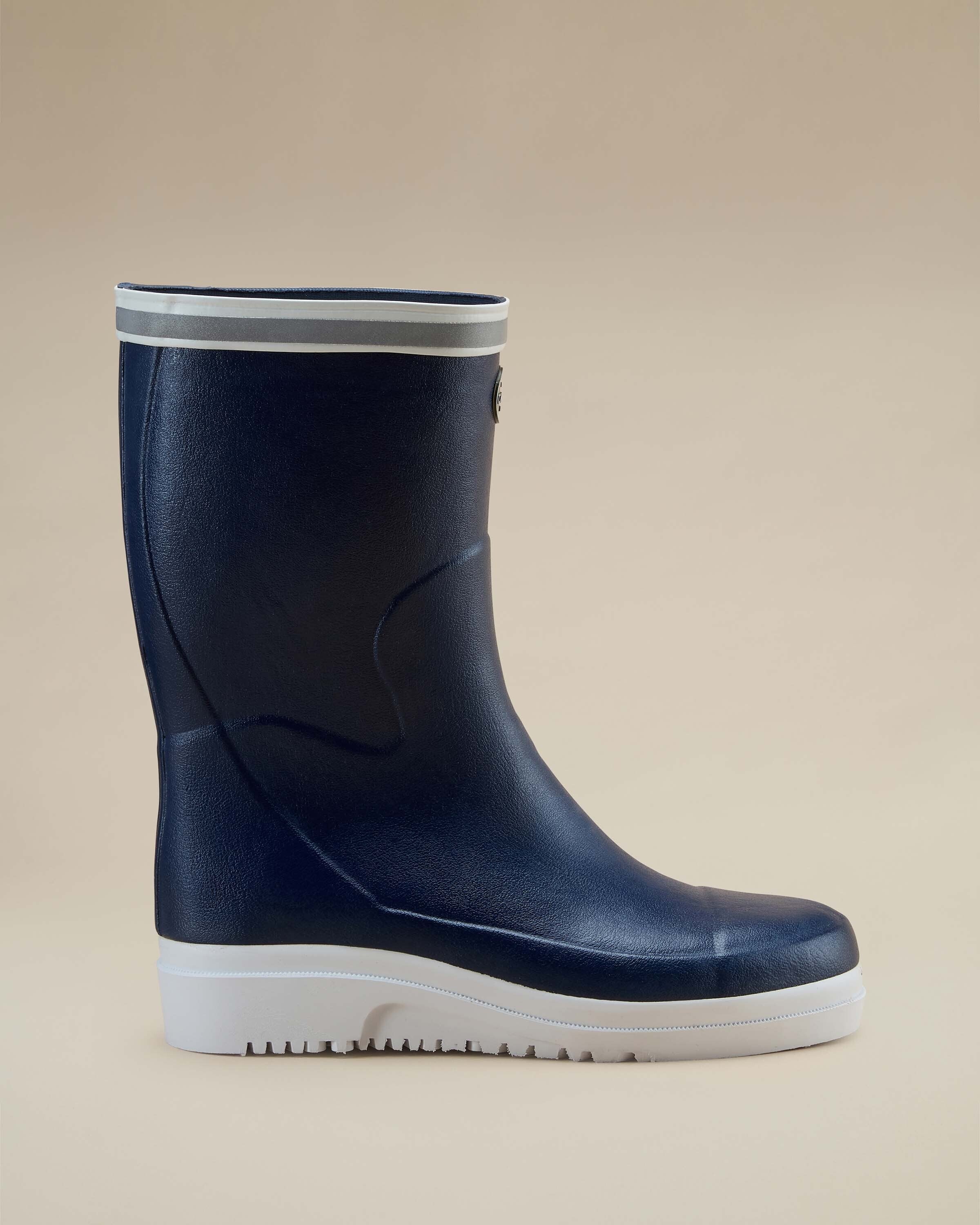 Men's Marine Evo Ponti Lined Short Wellington Boot - Marine Blue - Image 9