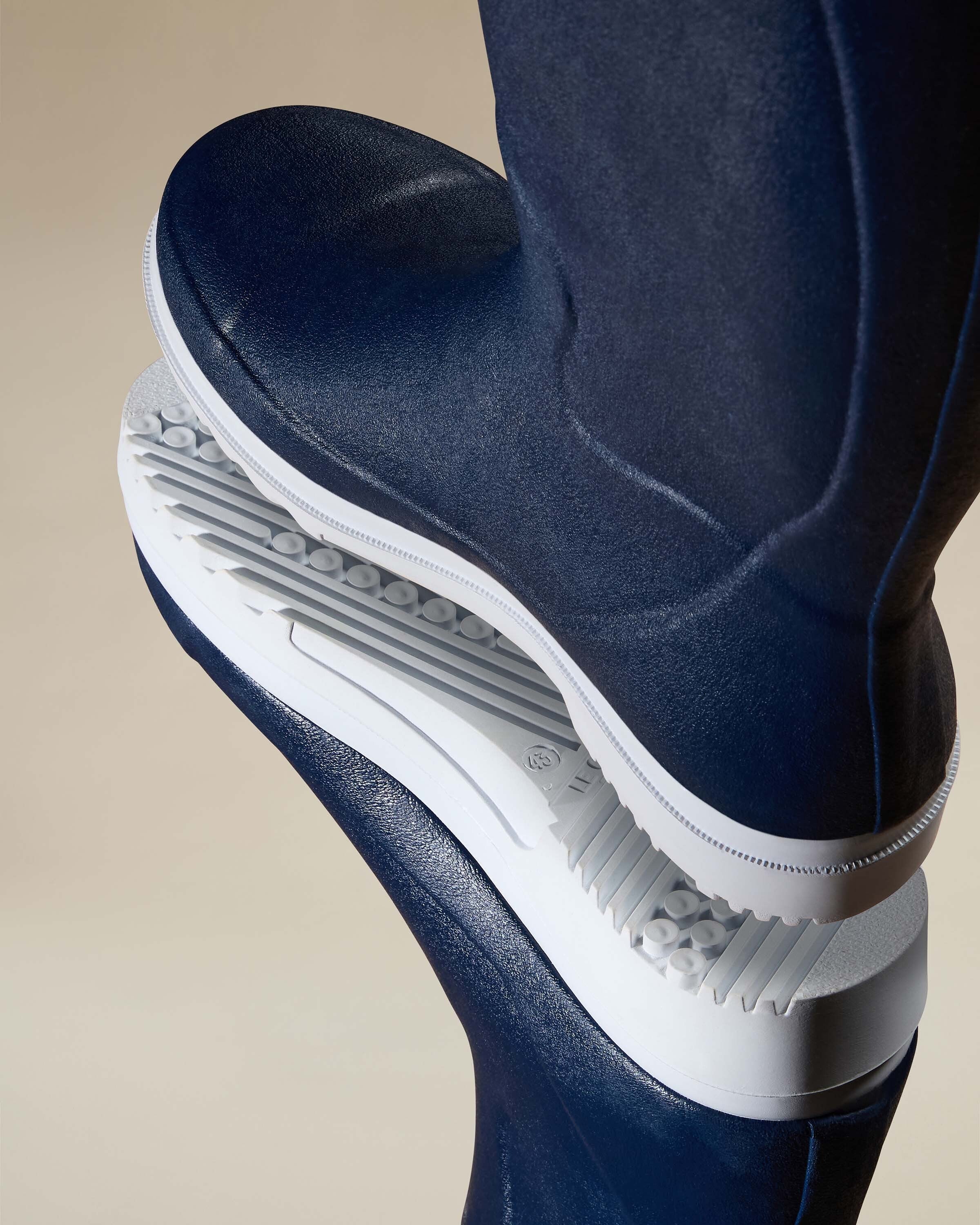 Men's Marine Evo Ponti Lined Wellington Boot - Marine Blue - Image 3