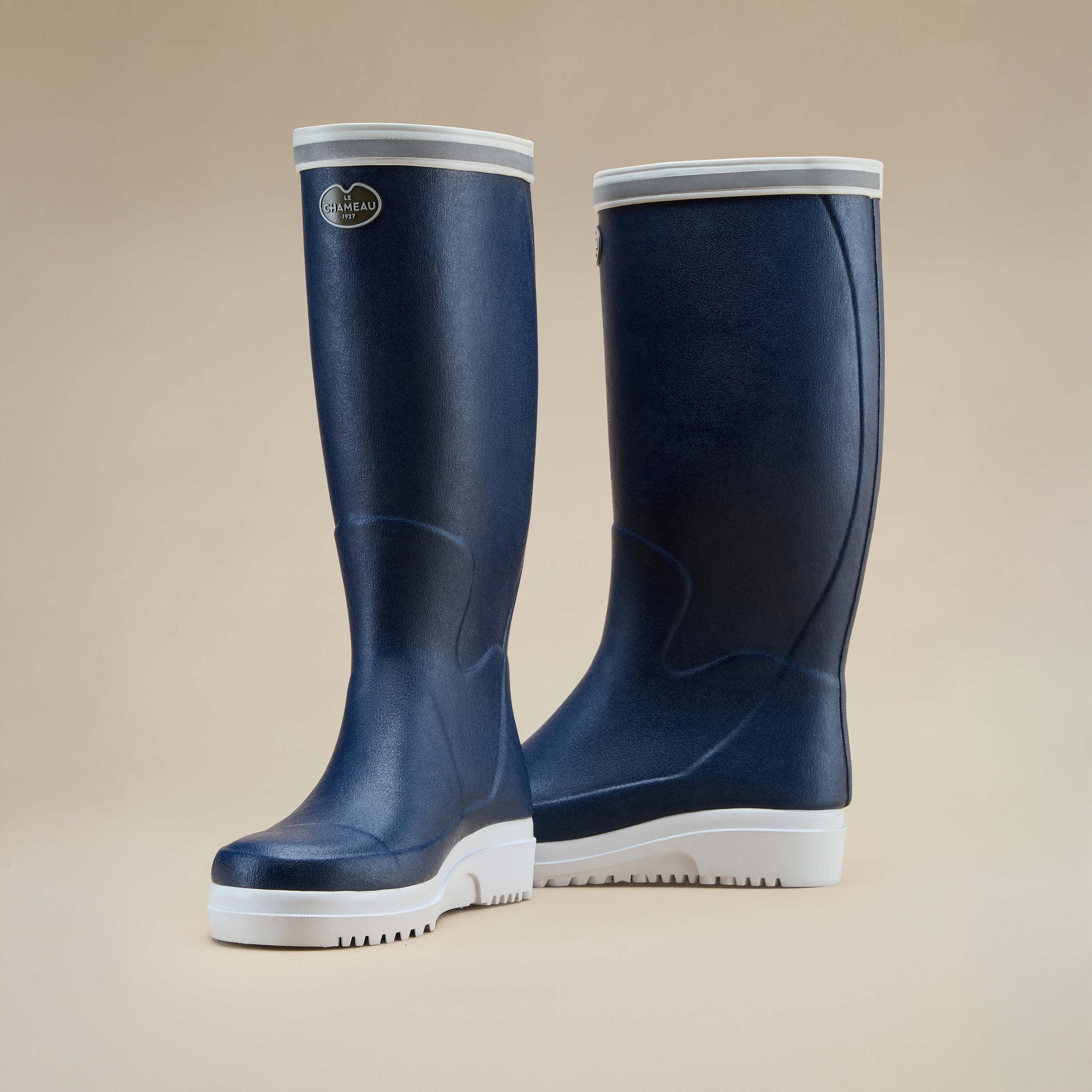 Men's Marine Evo Ponti Lined Wellington Boot - Marine Blue - Image 5