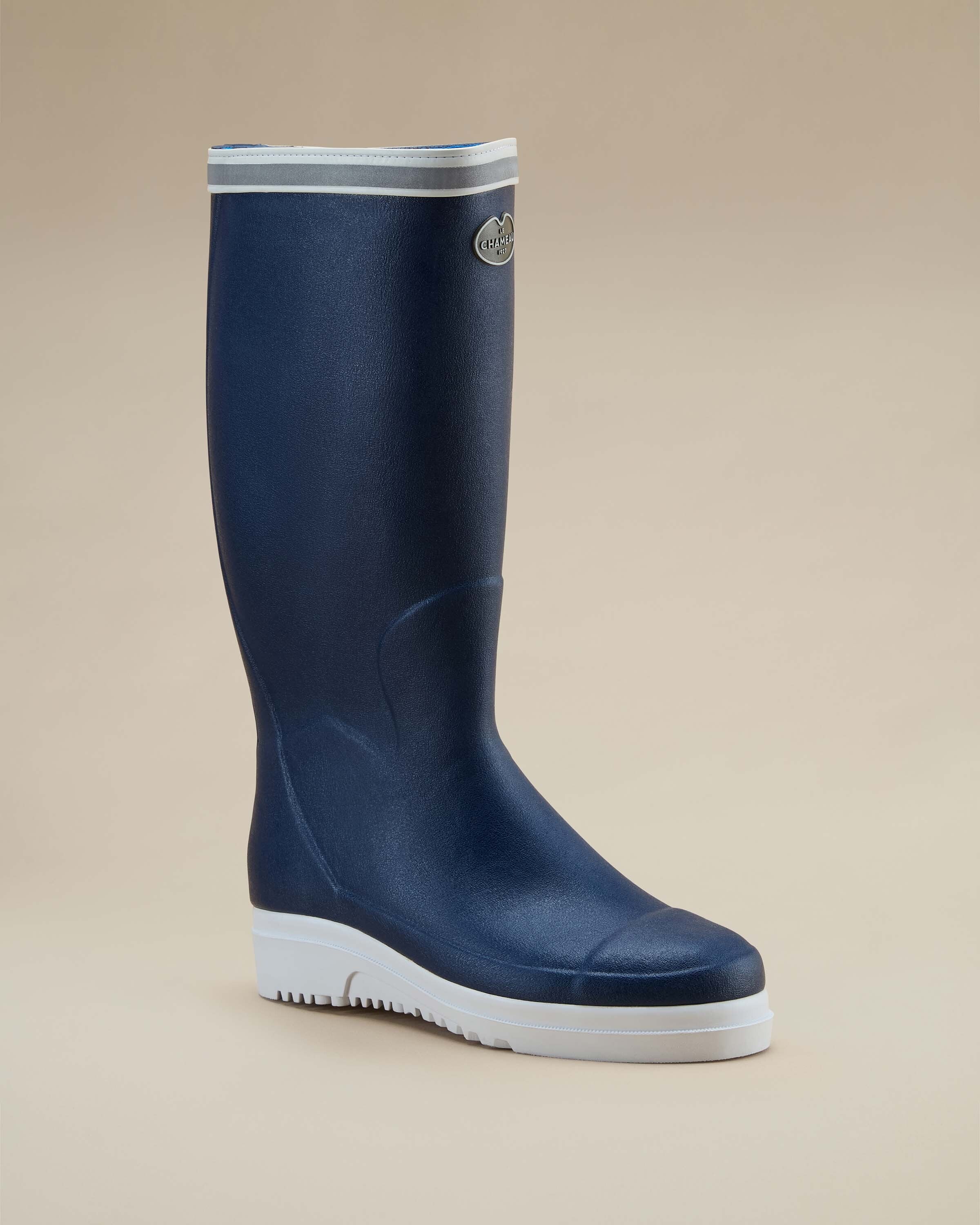 Men's Marinord Evo Neoprene Lined Wellington Boot - Marine Blue - Image 10
