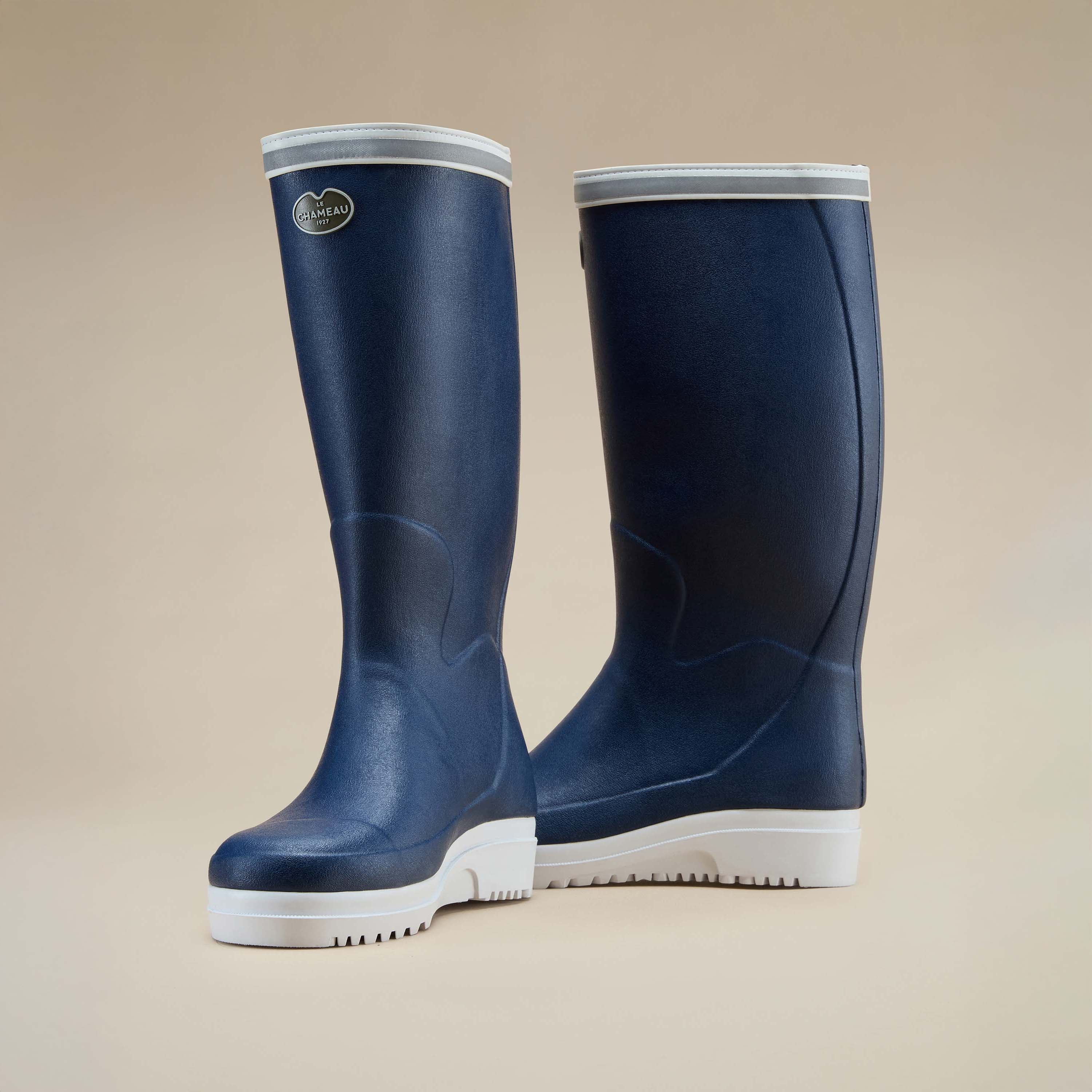 Men's Marinord Evo Neoprene Lined Wellington Boot - Marine Blue - Image 5