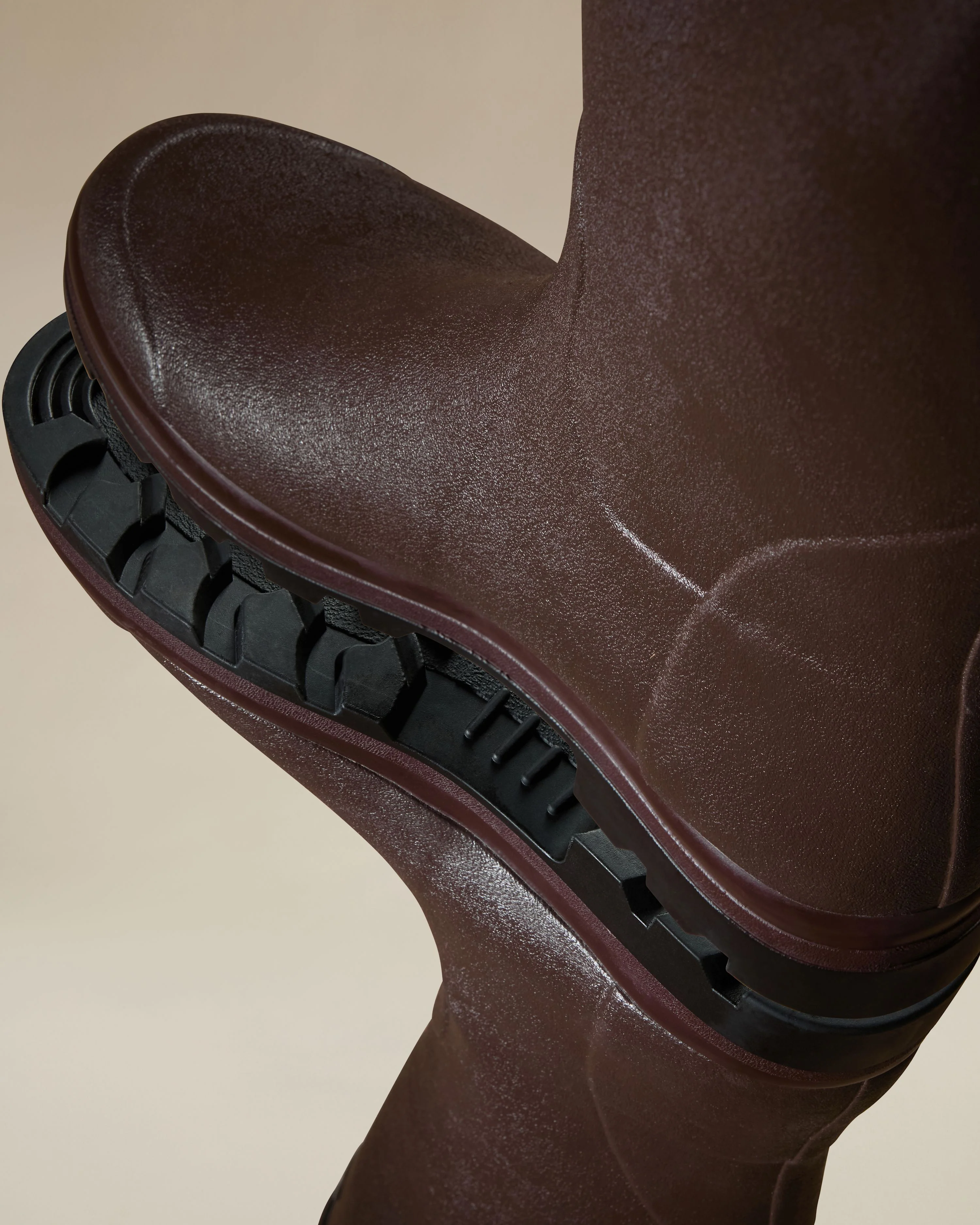Men's Vierzon Héritage Jersey Lined Wellington Boot - Dark Brown - Image 5