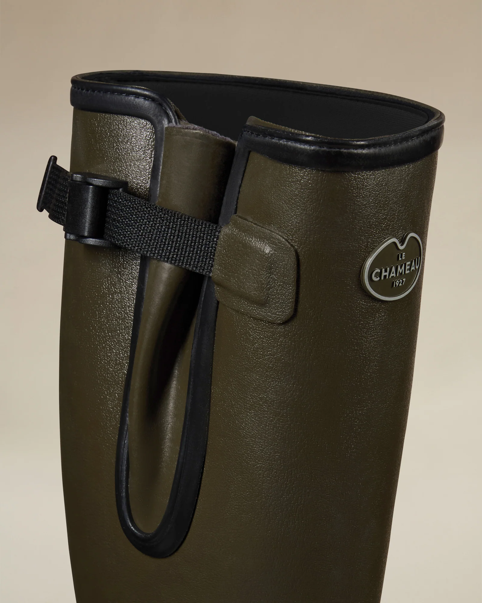 Men's Vierzonord Neoprene Lined Wellington Boot - Chameau Green - Image 11