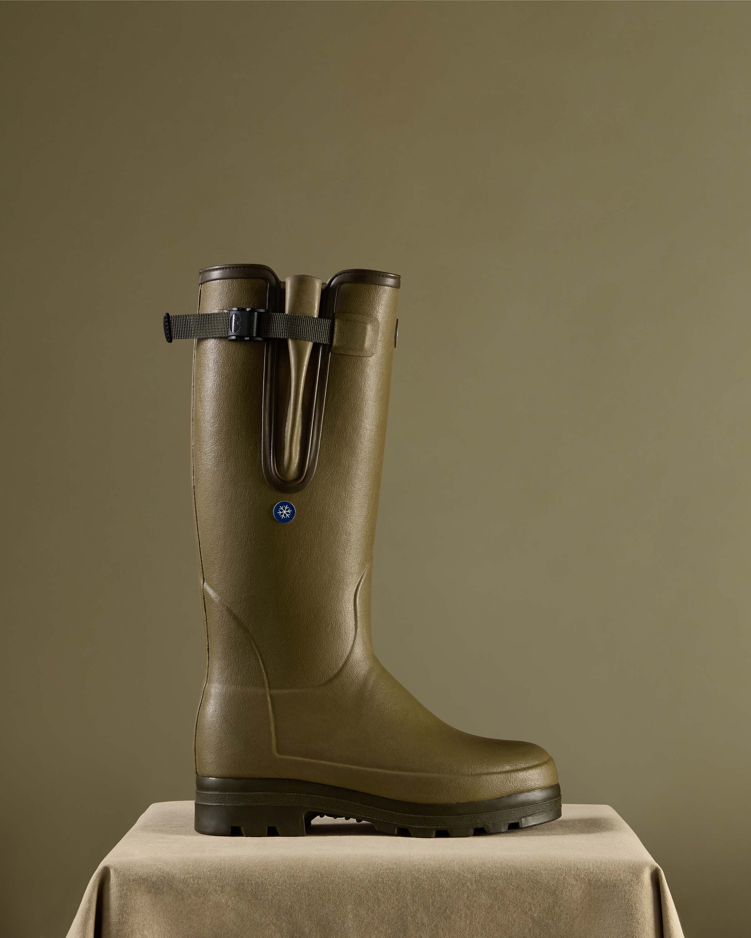 Men's Vierzonord Plus Neoprene Wellington Boot - Iconic Green - Image 7