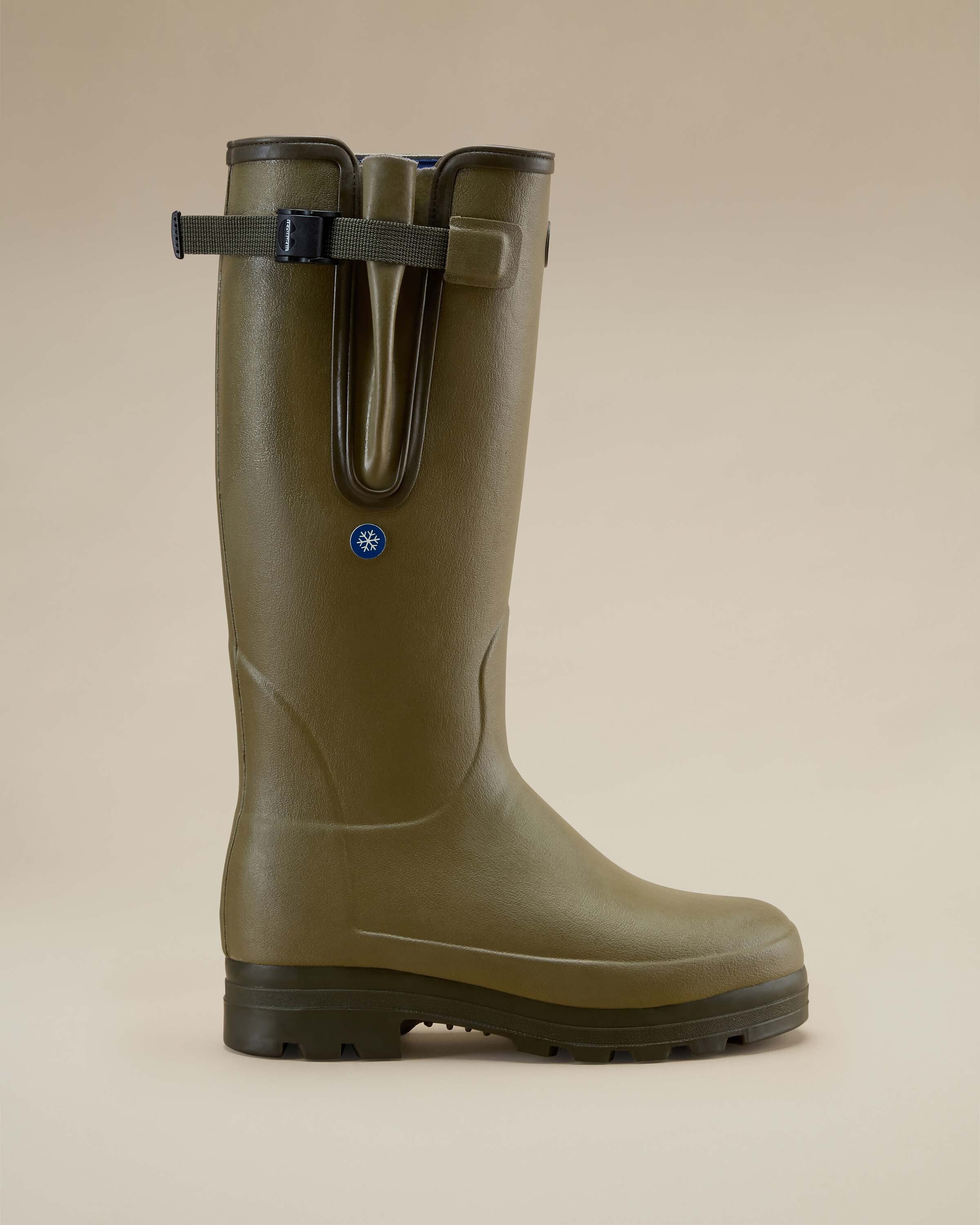 Men's Vierzonord Plus Neoprene Wellington Boot - Iconic Green - Image 9