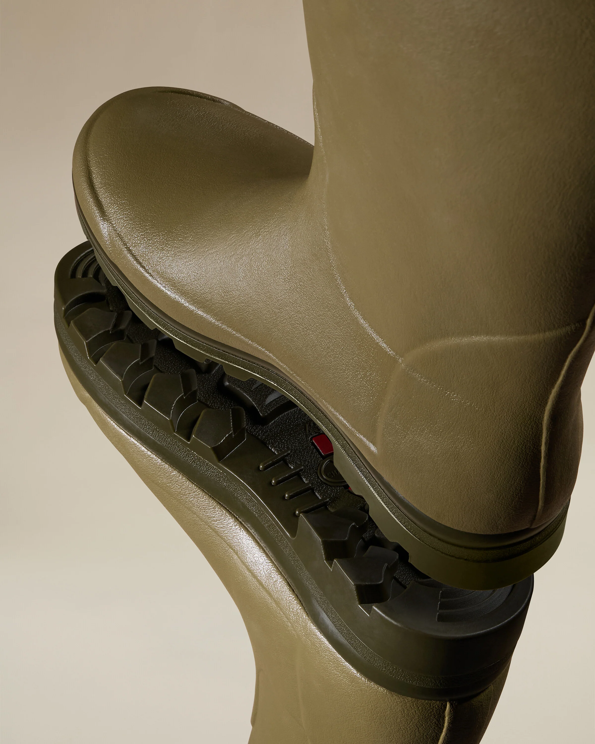 Men's Vierzonord XL Neoprene Lined Wellington Boot - Iconic Green - Image 3