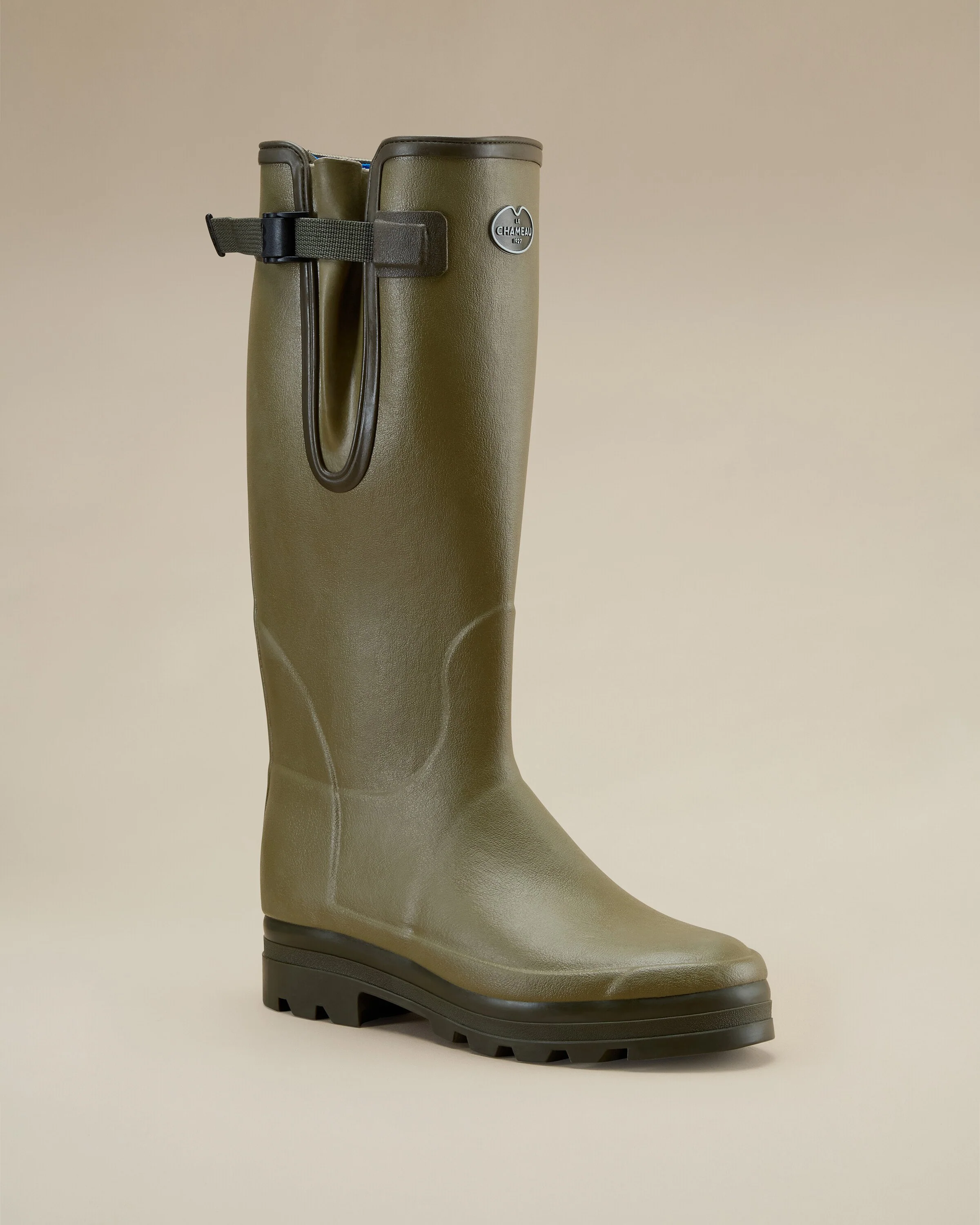 Men's Vierzonord XL Neoprene Lined Wellington Boot - Iconic Green - Image 8
