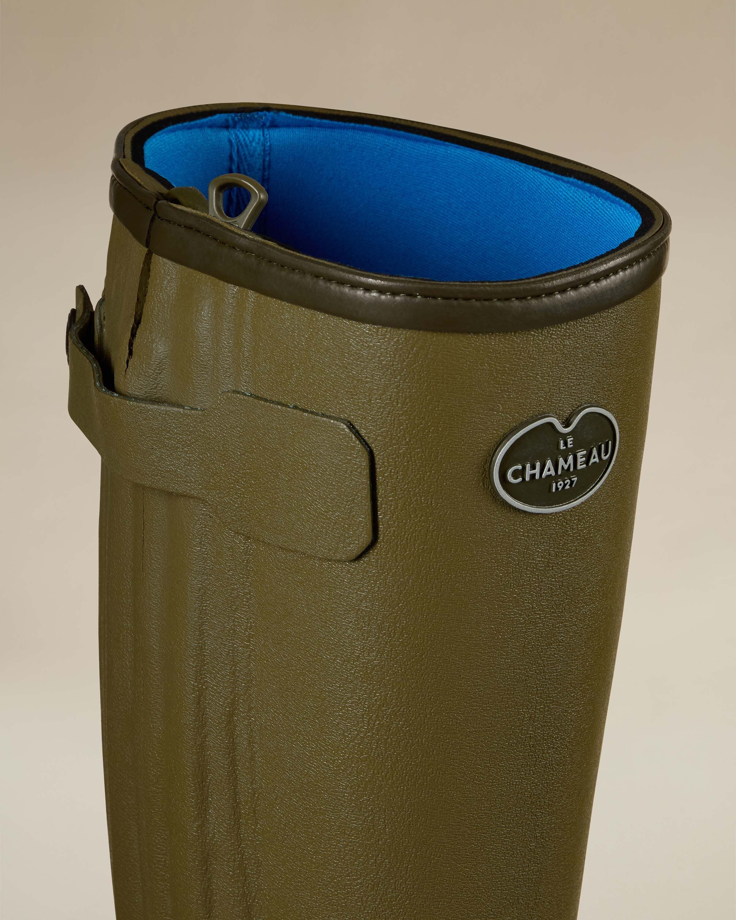 The Imperfect Men's Chasseur Neoprene Lined Wellington Boot - Iconic Green - Image 4