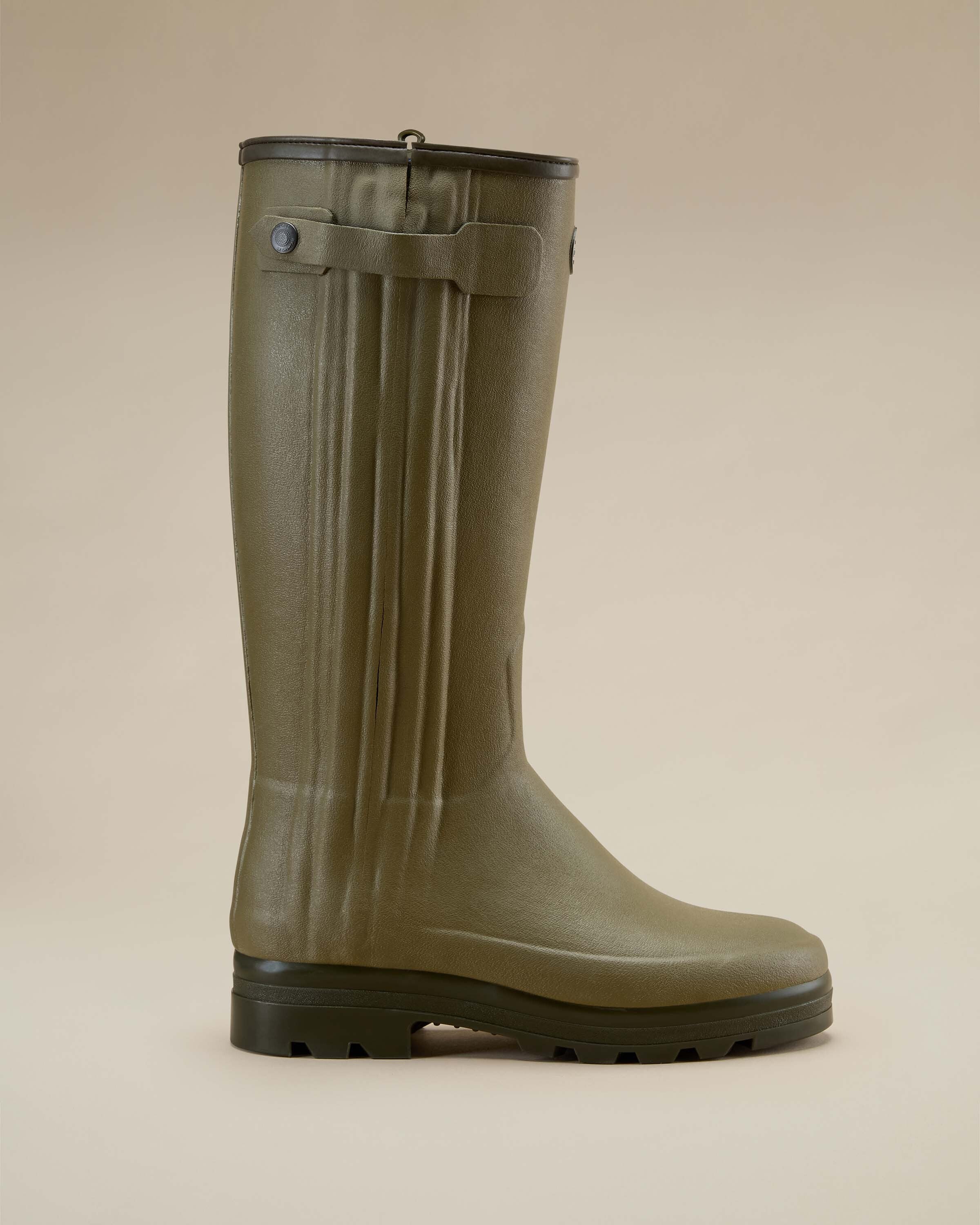 The Imperfect Men's Chasseur Neoprene Lined Wellington Boot - Iconic Green - Image 6