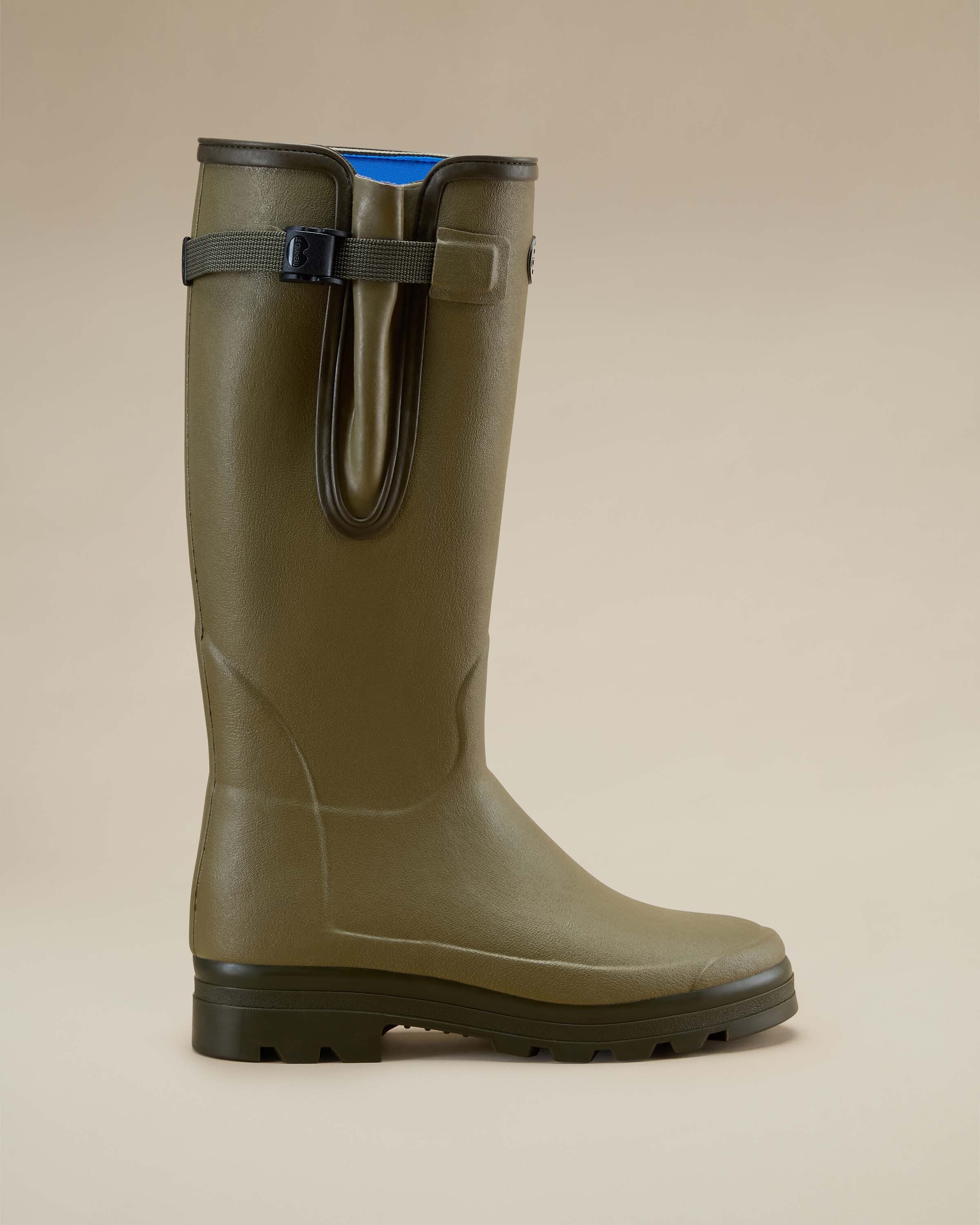 The Imperfect Men's Vierzonord Neoprene Lined Wellington Boot - Iconic Green - Image 4