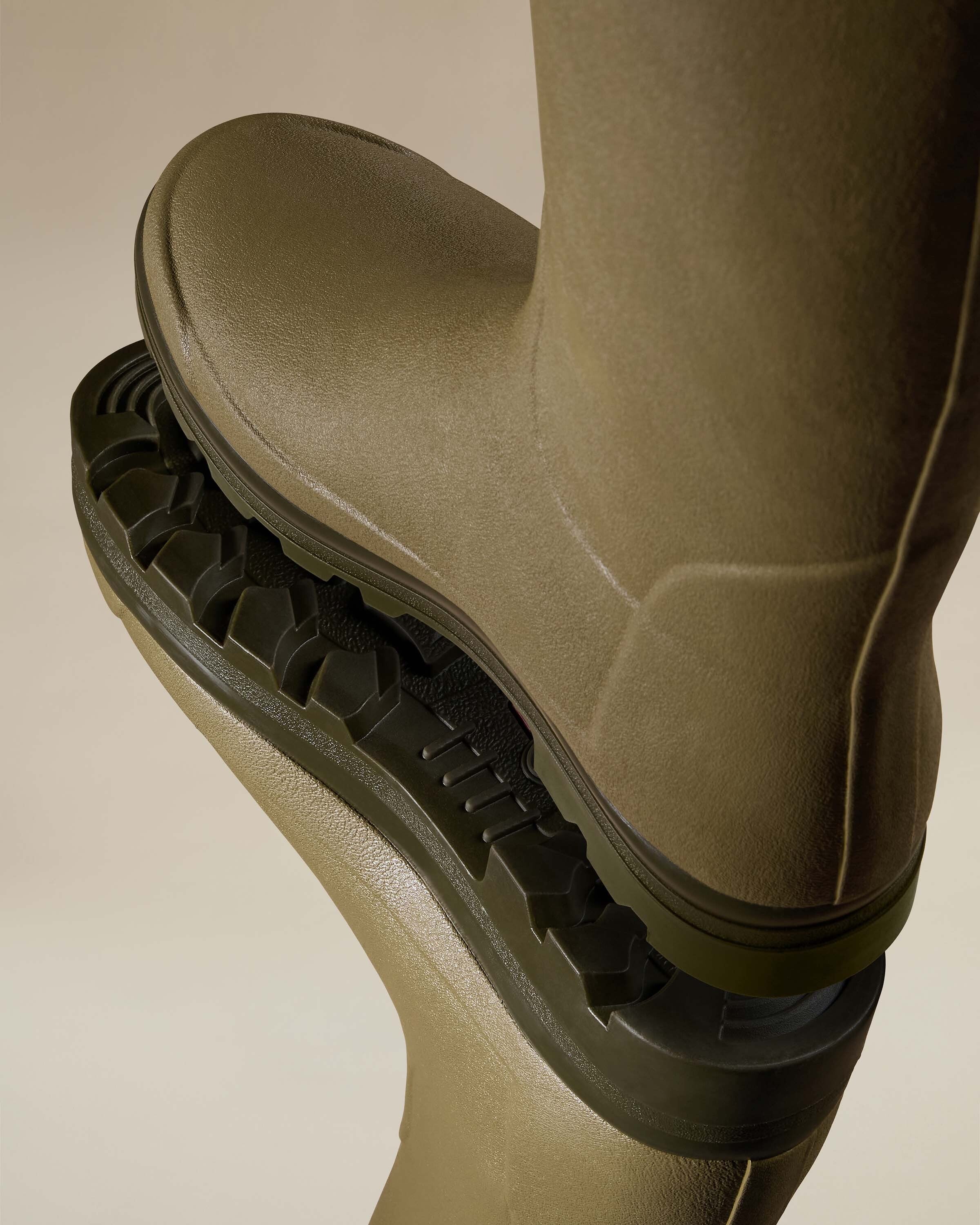 The Imperfect Men's Vierzonord Neoprene Lined Wellington Boot - Iconic Green - Image 5