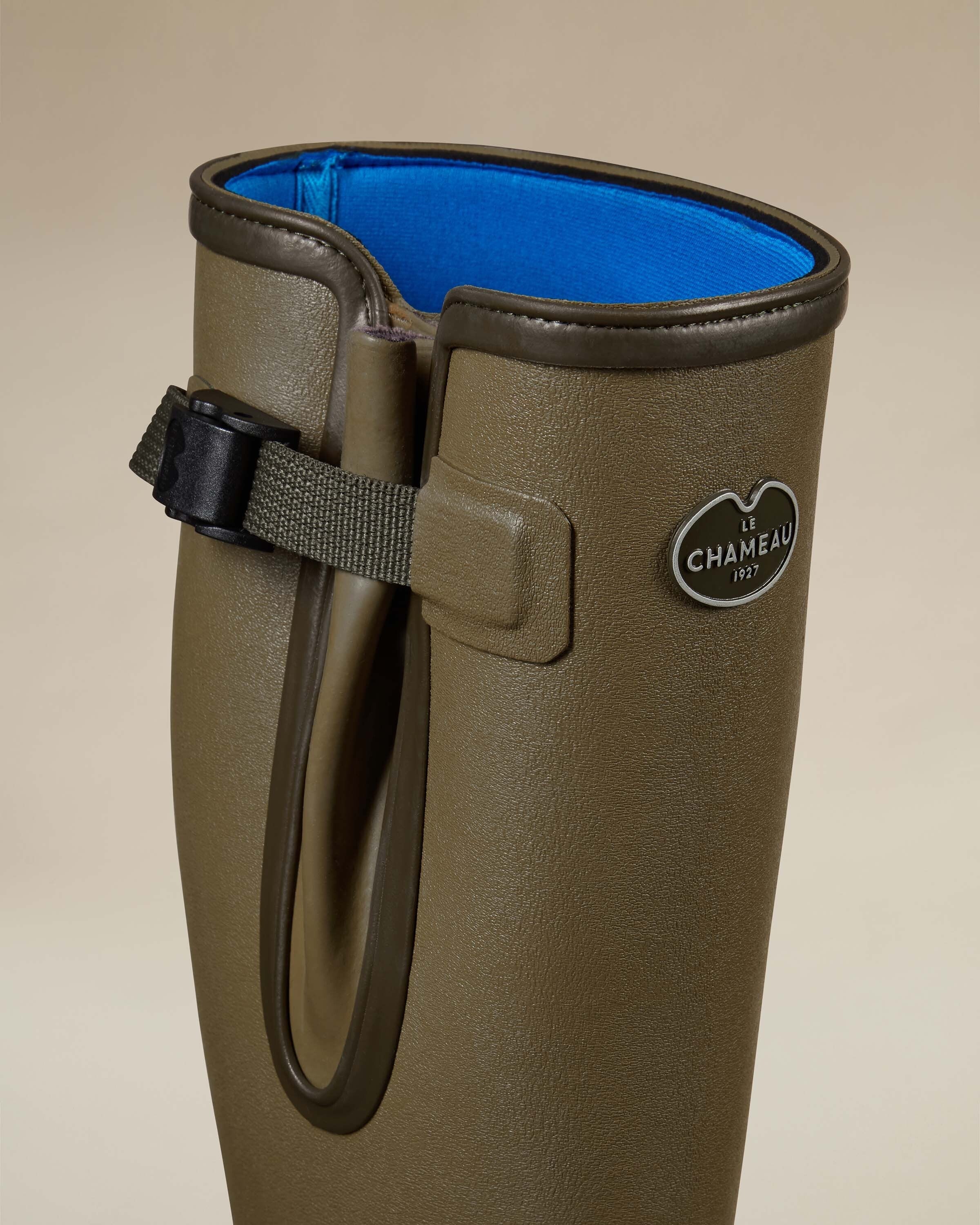 The Imperfect Men's Vierzonord Neoprene Lined Wellington Boot - Iconic Green - Image 6