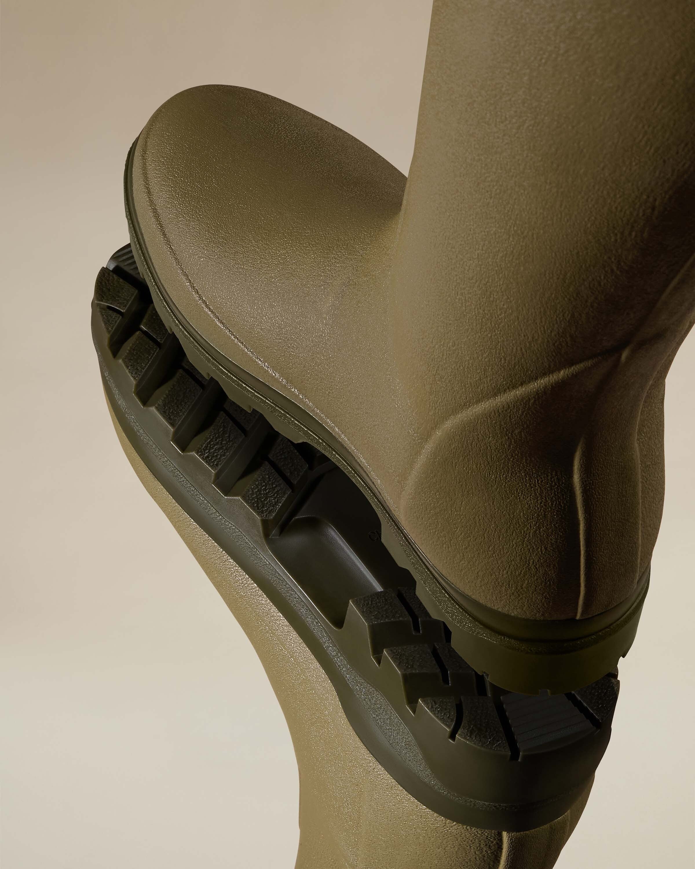 The Imperfect Women's Vierzonord Neoprene Lined Wellington Boot - Iconic Green - Image 3