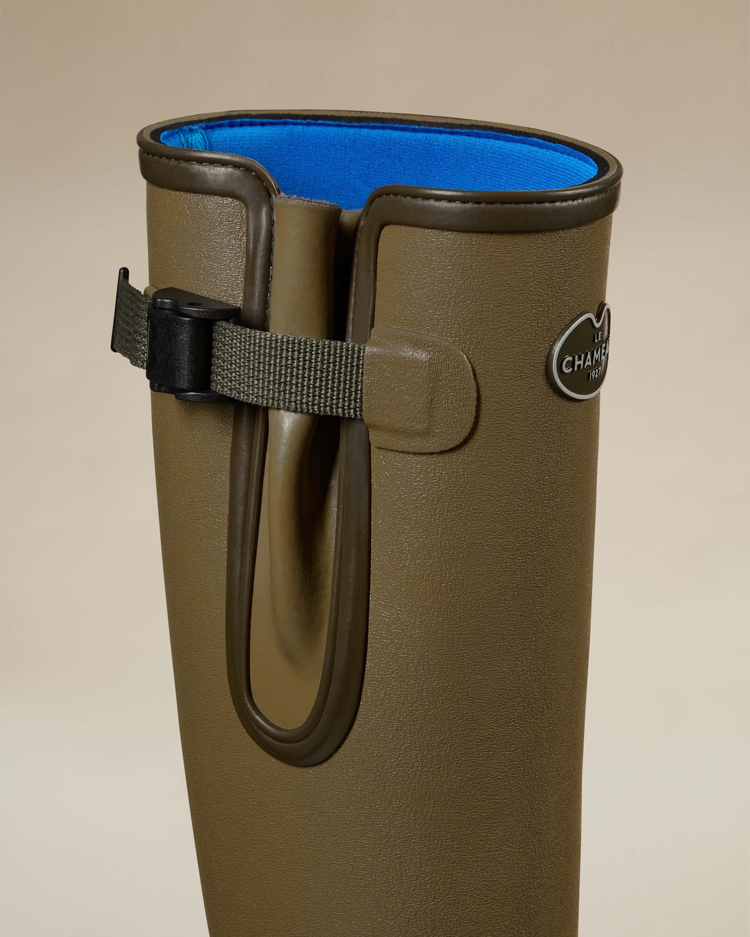The Imperfect Women's Vierzonord Neoprene Lined Wellington Boot - Iconic Green - Image 4