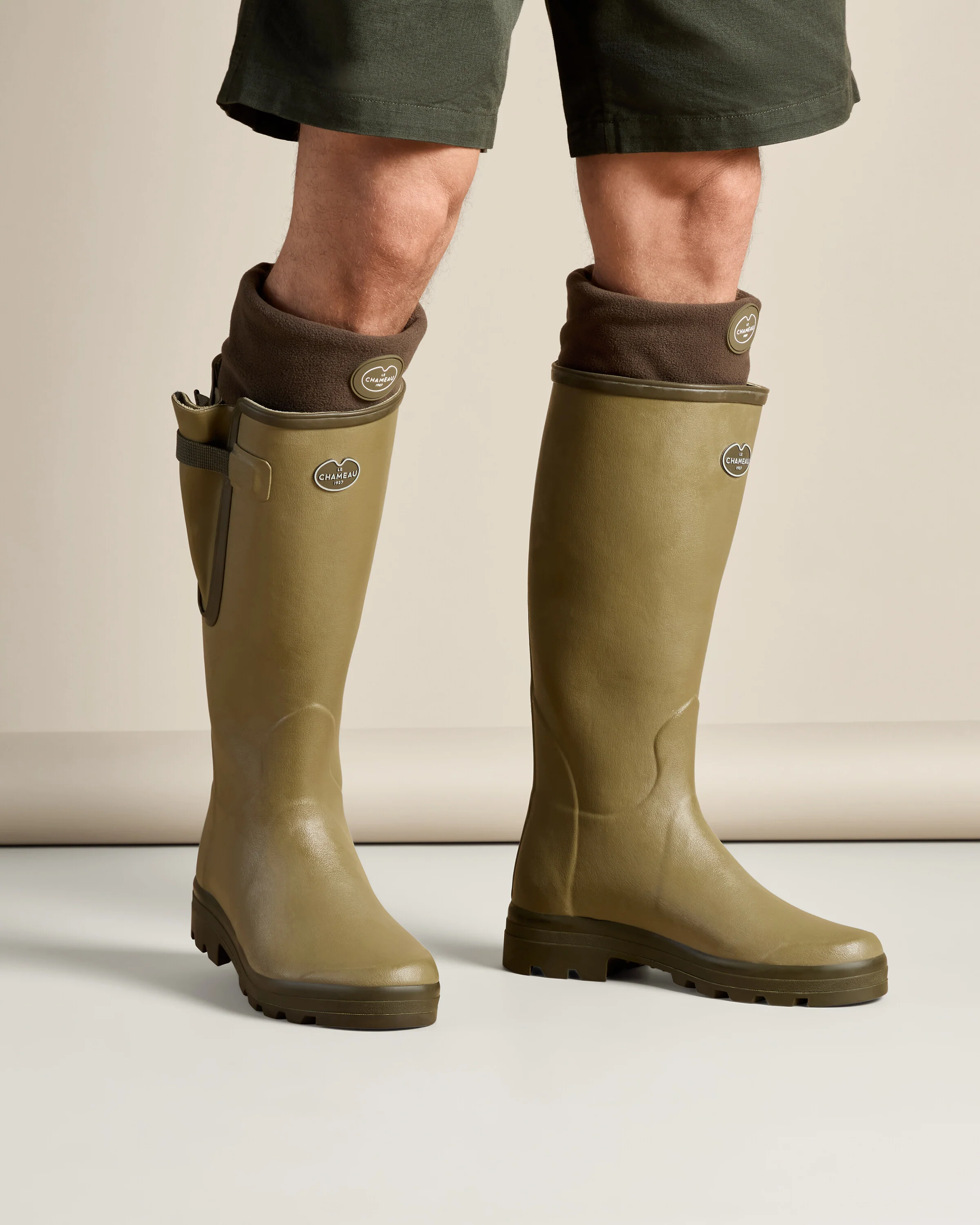 Fleece Boot Liners - Chameau Green - Image 4