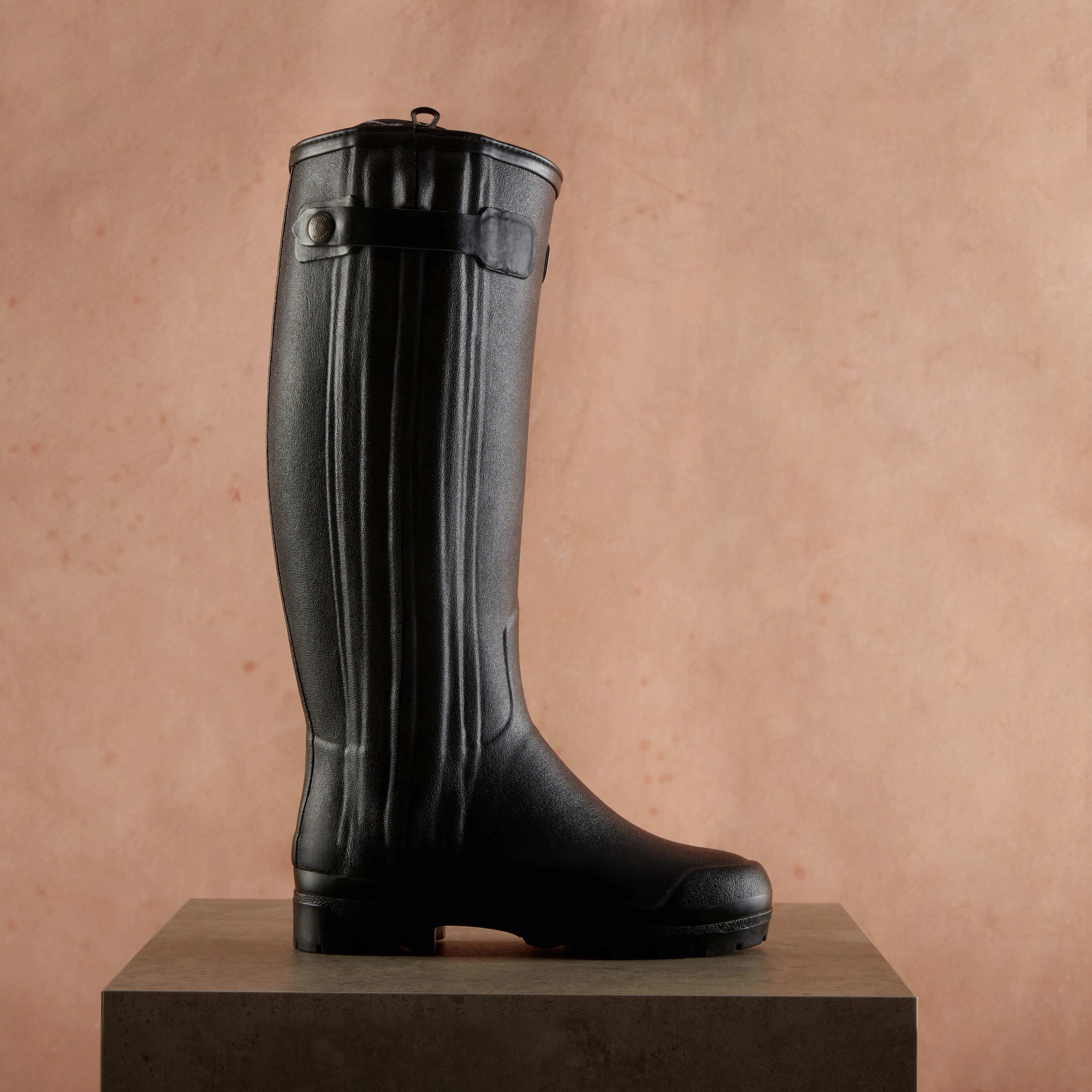 Women's Chasseur Leather Lined Wellington Boot - Black - Image 6