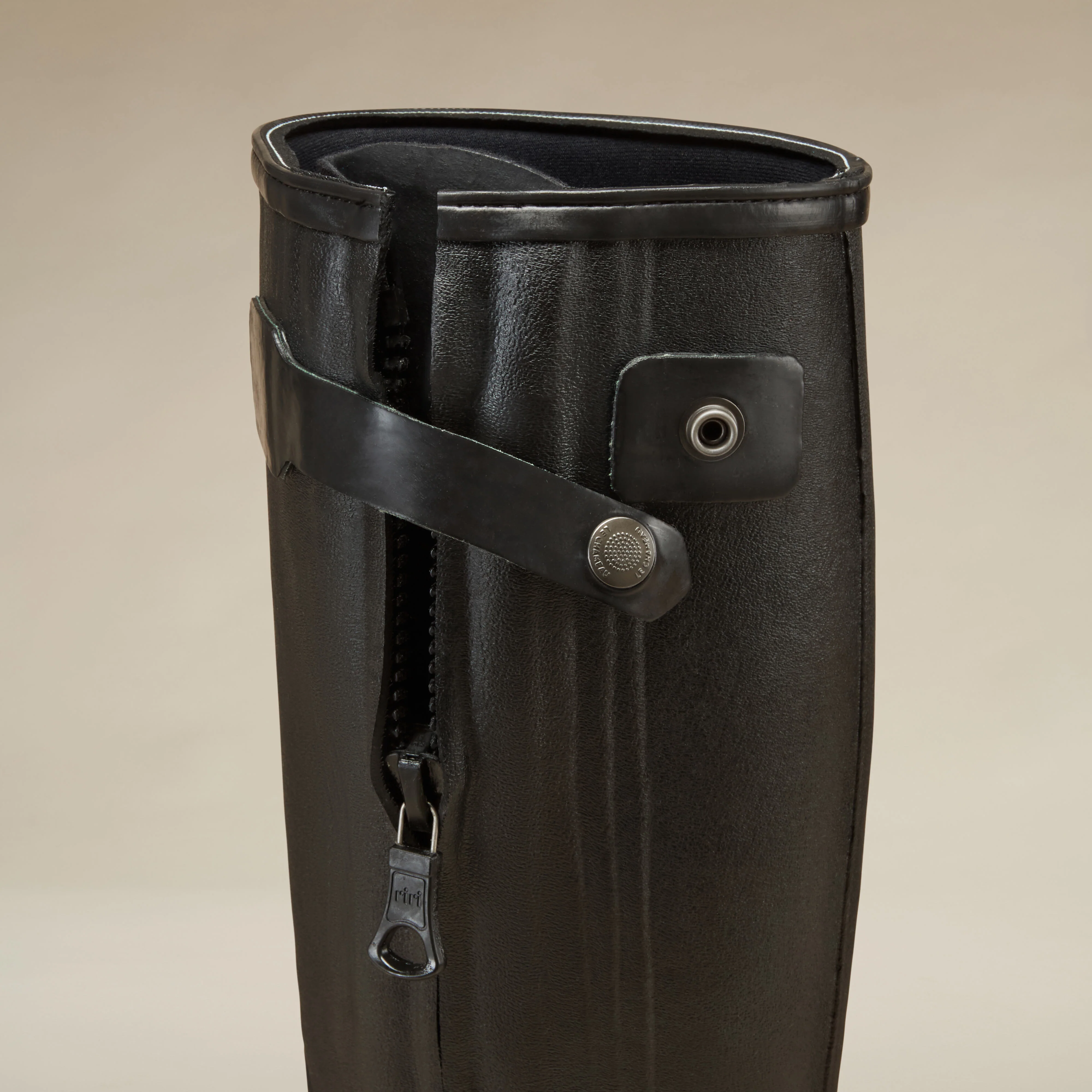 Women's Chasseur Neoprene Lined Wellington Boot - Black - Image 4