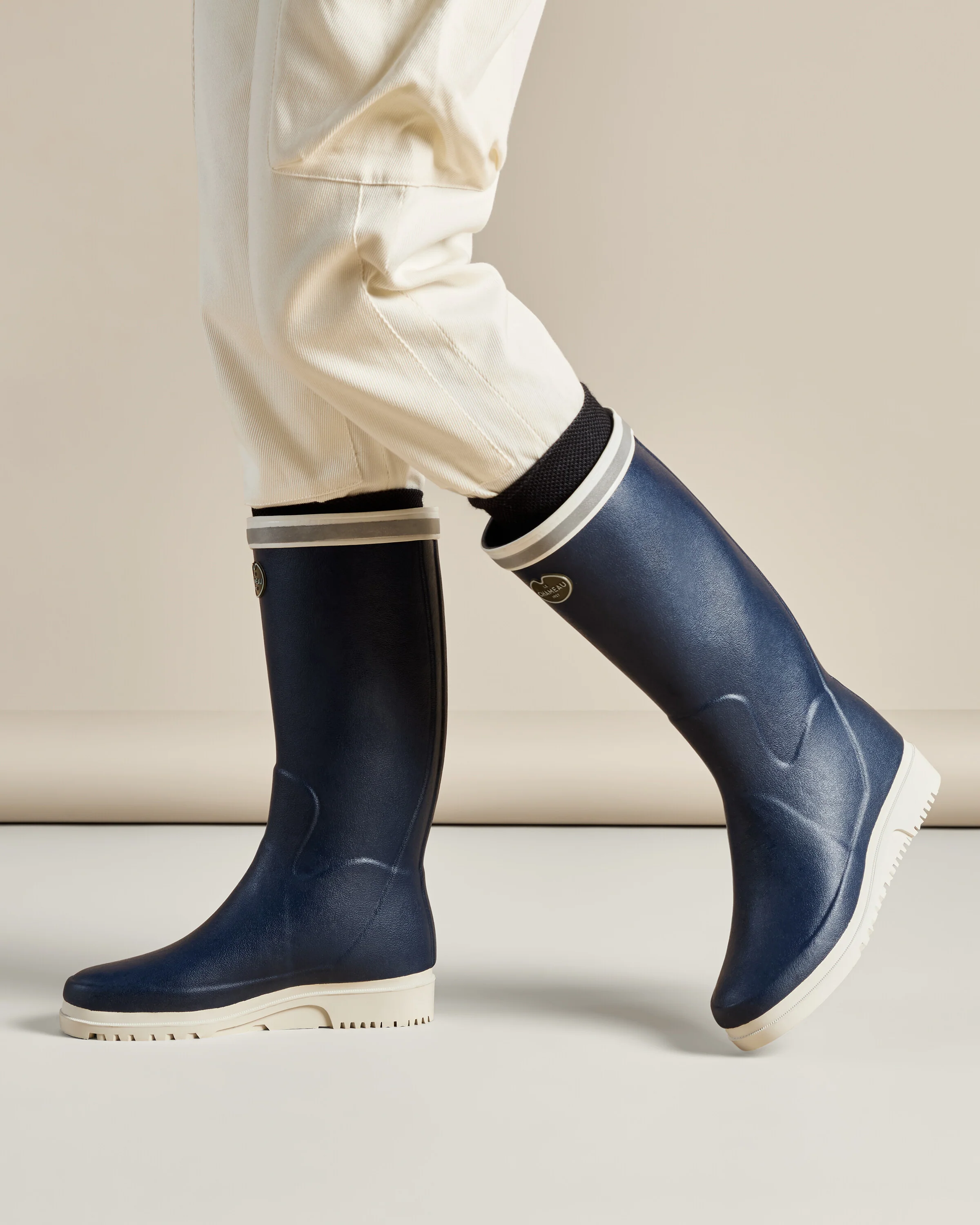 Women's Marine Evo Ponti Lined Wellington Boot - Marine Blue - Image 6