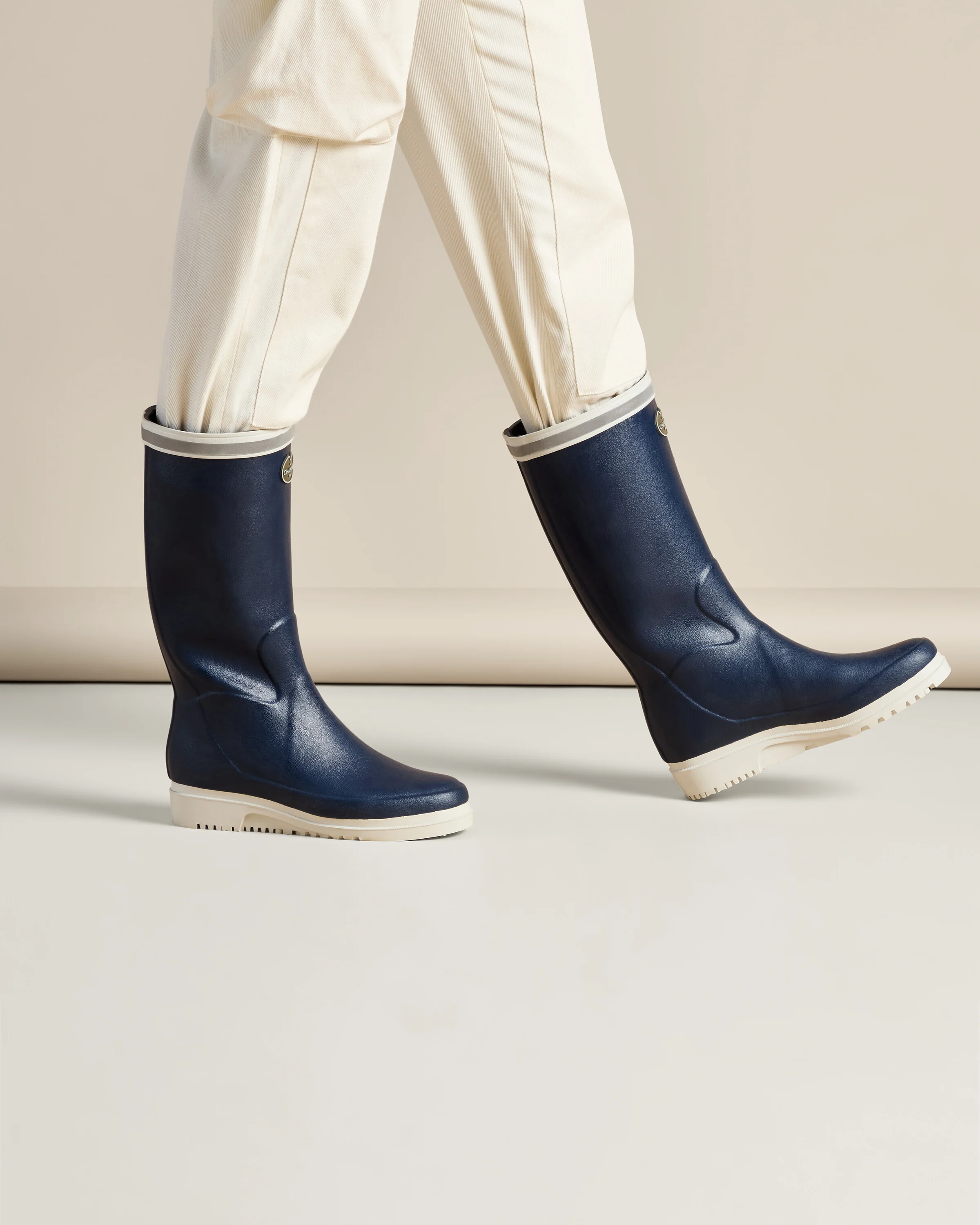 Women's Marine Evo Ponti Lined Wellington Boot - Marine Blue - Image 8