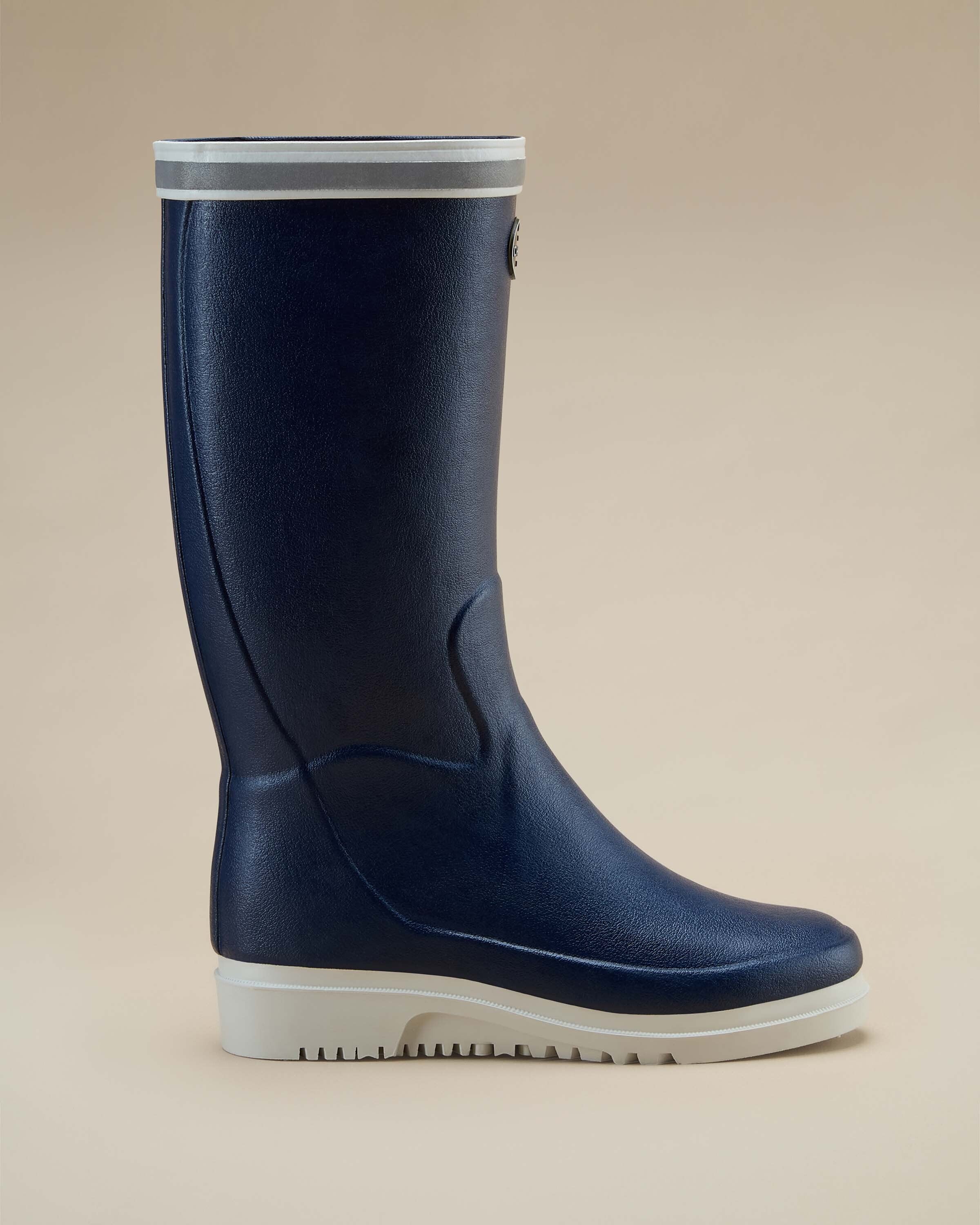 Women's Marine Evo Ponti Lined Wellington Boot - Marine Blue - Image 9