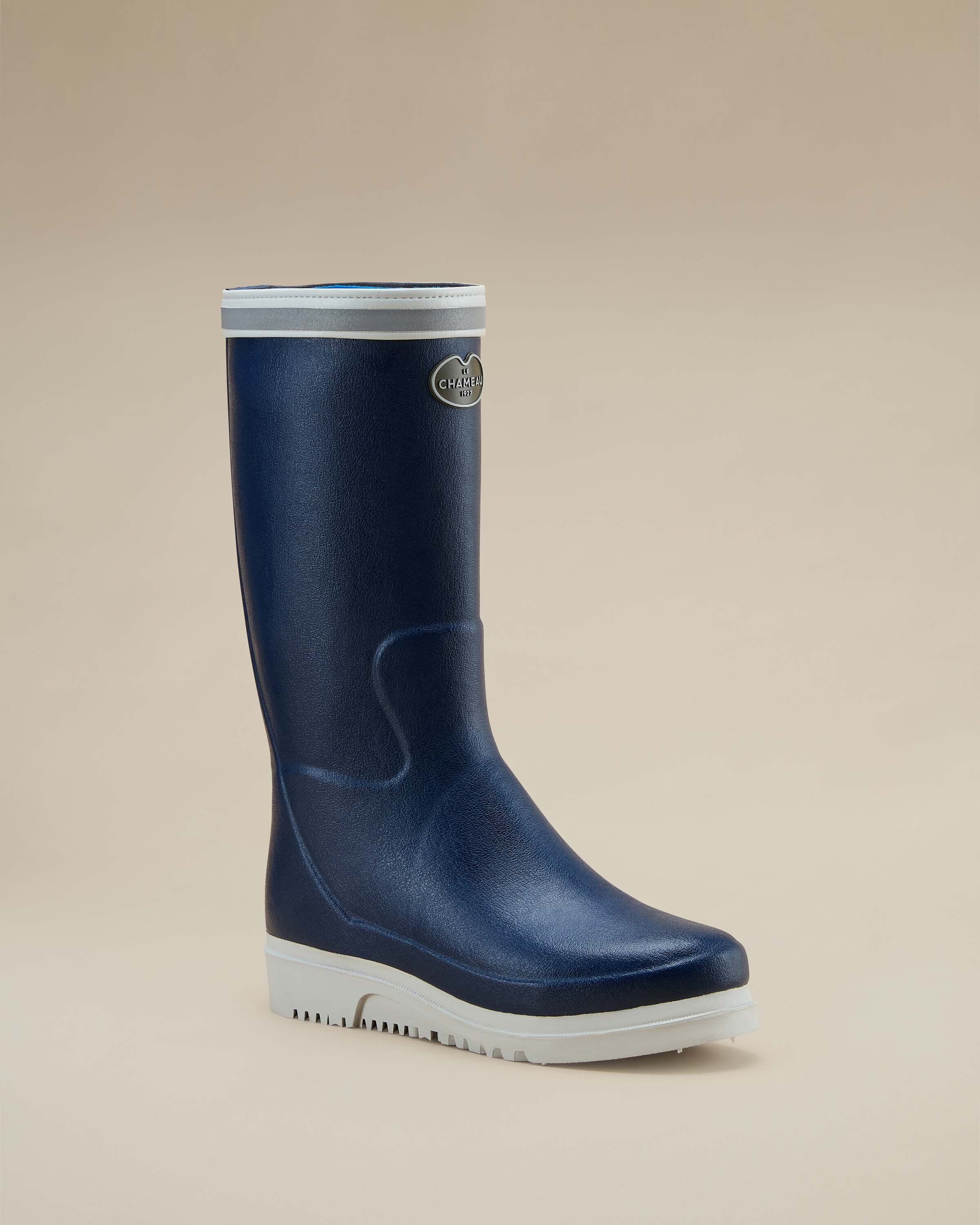 Women's Marinord Evo Neoprene Lined Wellington Boot - Marine Blue - Image 10
