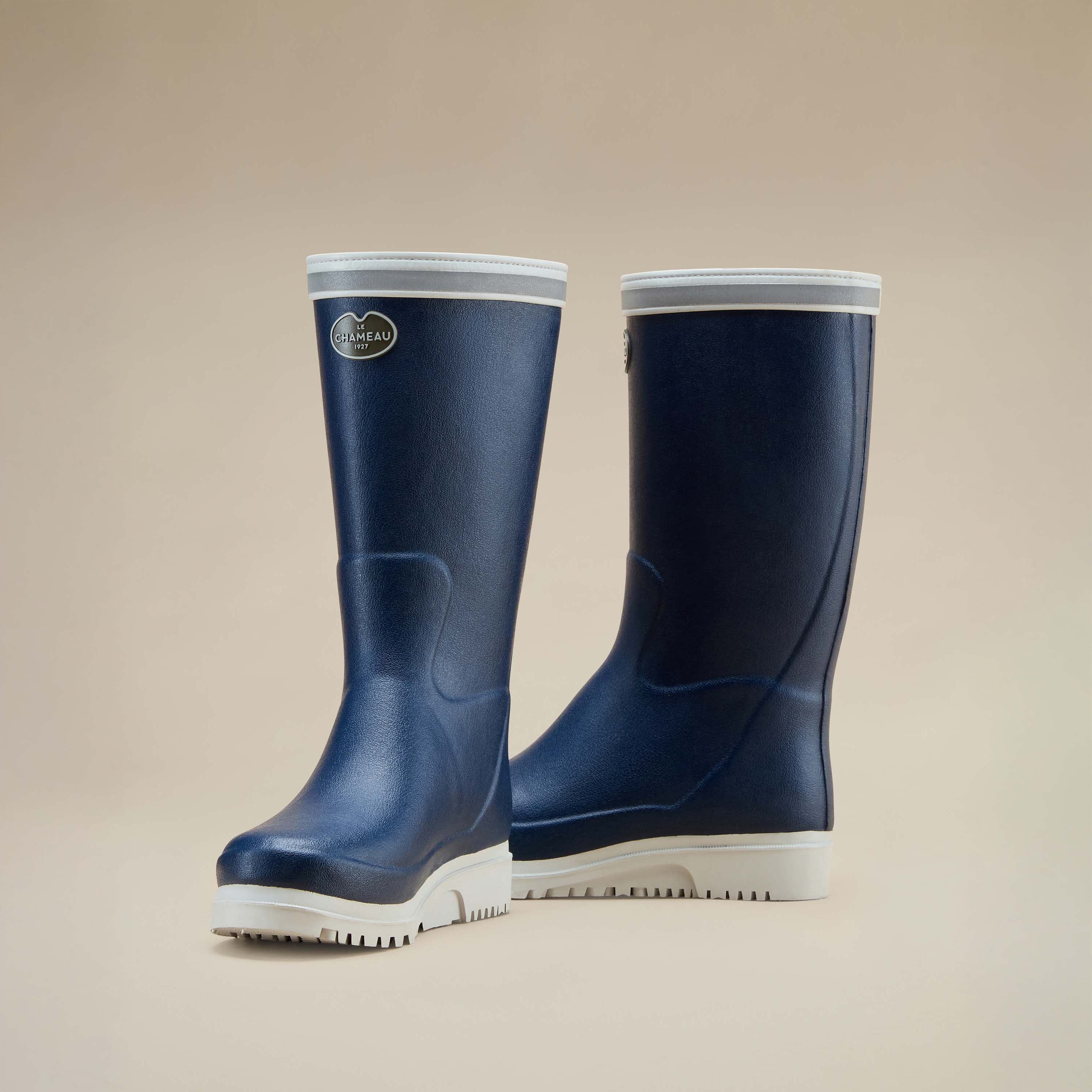 Women's Marinord Evo Neoprene Lined Wellington Boot - Marine Blue - Image 5