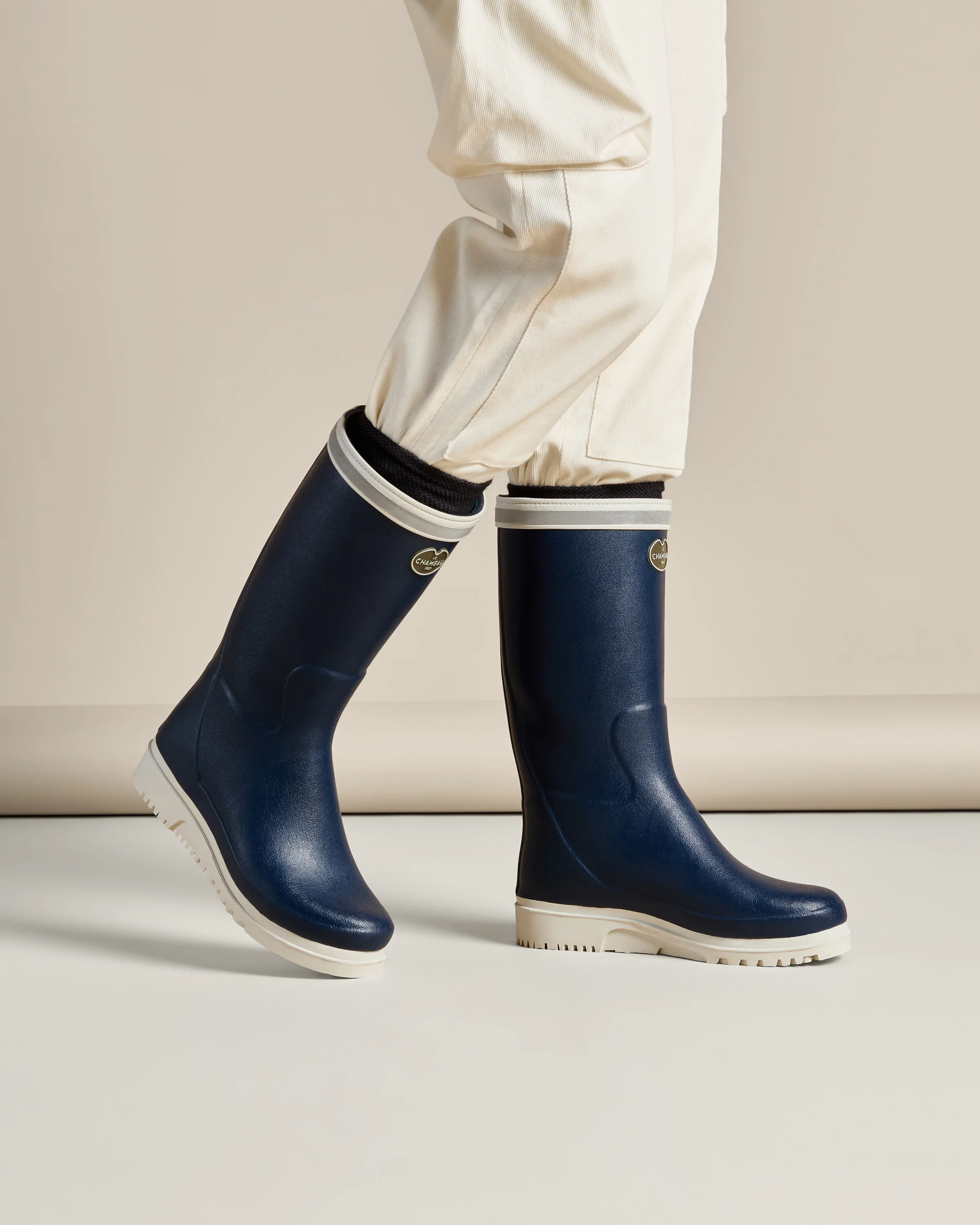 Women's Marinord Evo Neoprene Lined Wellington Boot - Marine Blue - Image 6