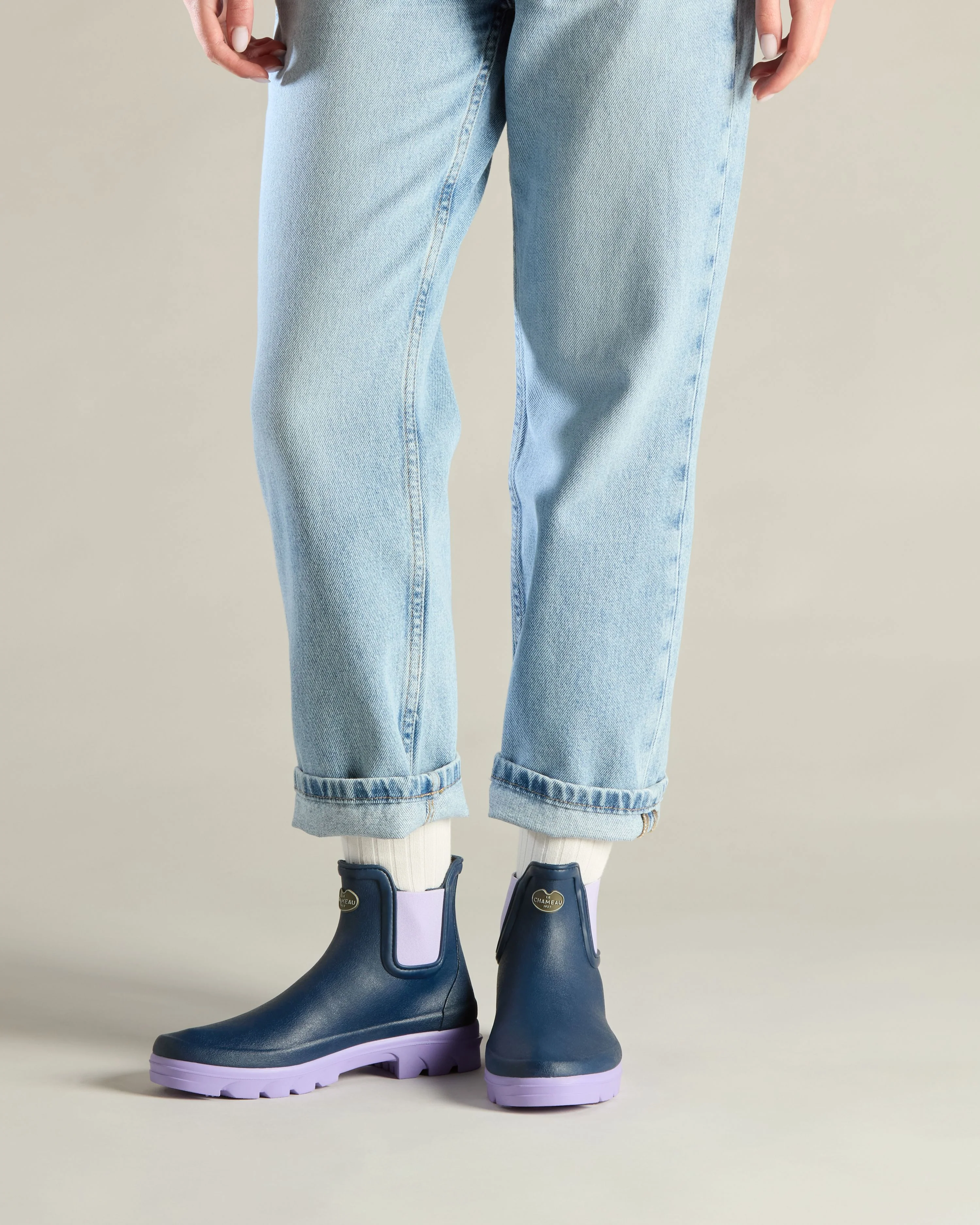 Women's Nomade Jersey Lined Chelsea Boot - Blue Lavender - Image 5