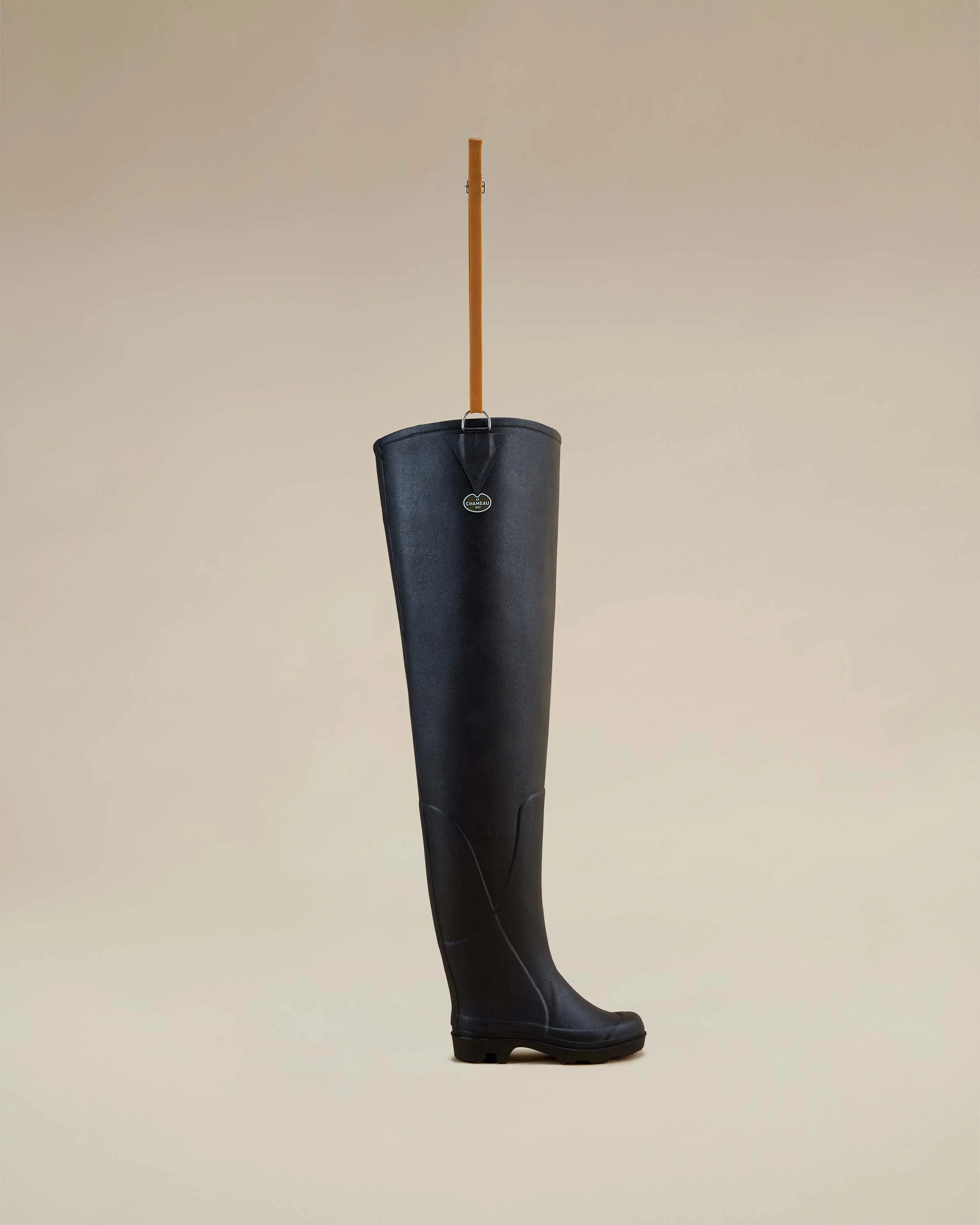 Women's Océane Ponti Lined Thigh Boot - Black - Image 7