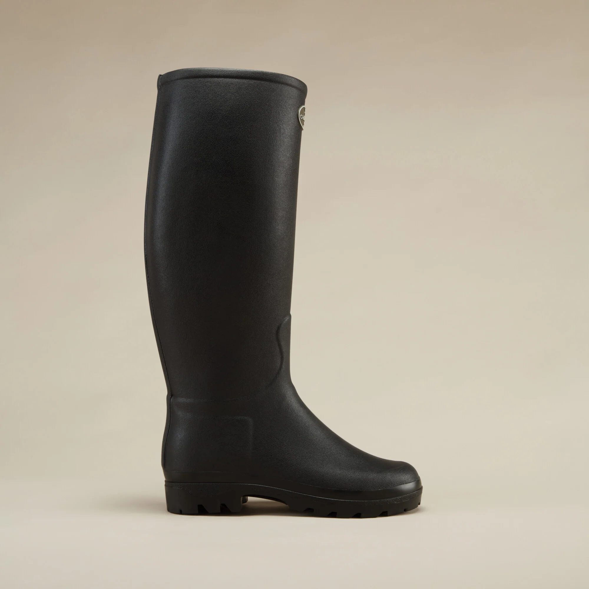 Women's Saint Hubert Leather Lined Wellington Boot - Black - Image 10