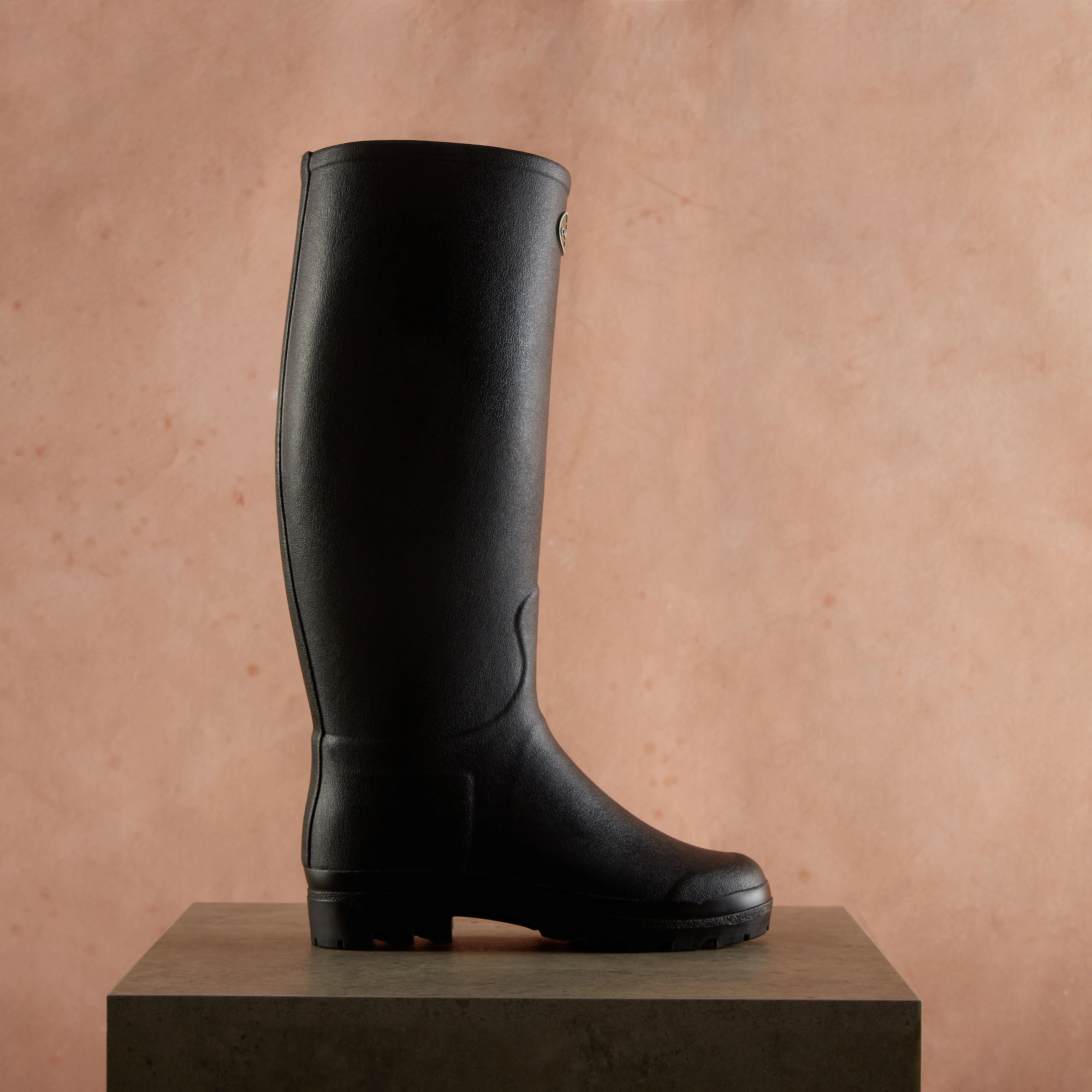 Women's Saint Hubert Leather Lined Wellington Boot - Black - Image 7