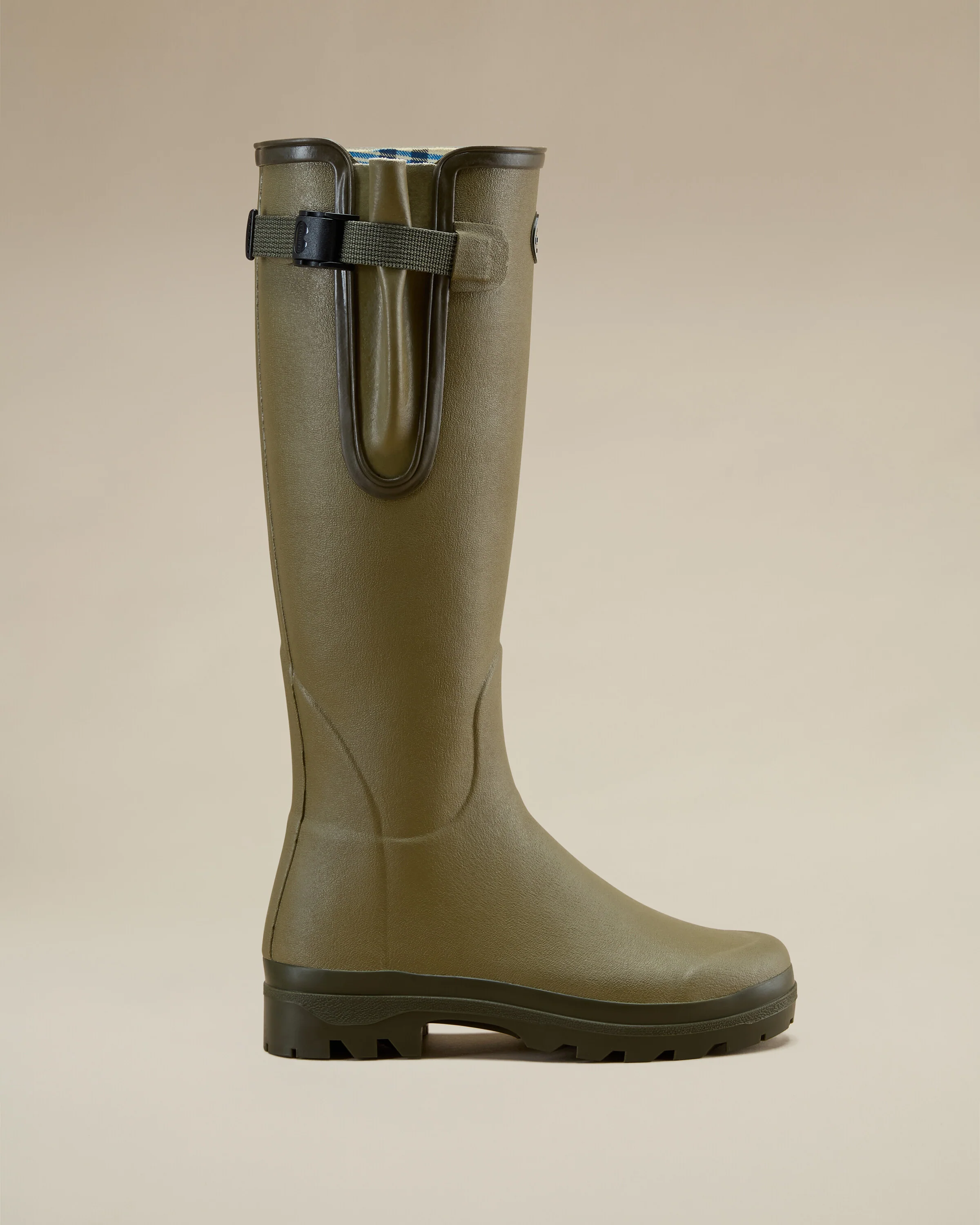Women's Vierzon Jersey Lined Wellington Boot - Iconic Green - Image 10